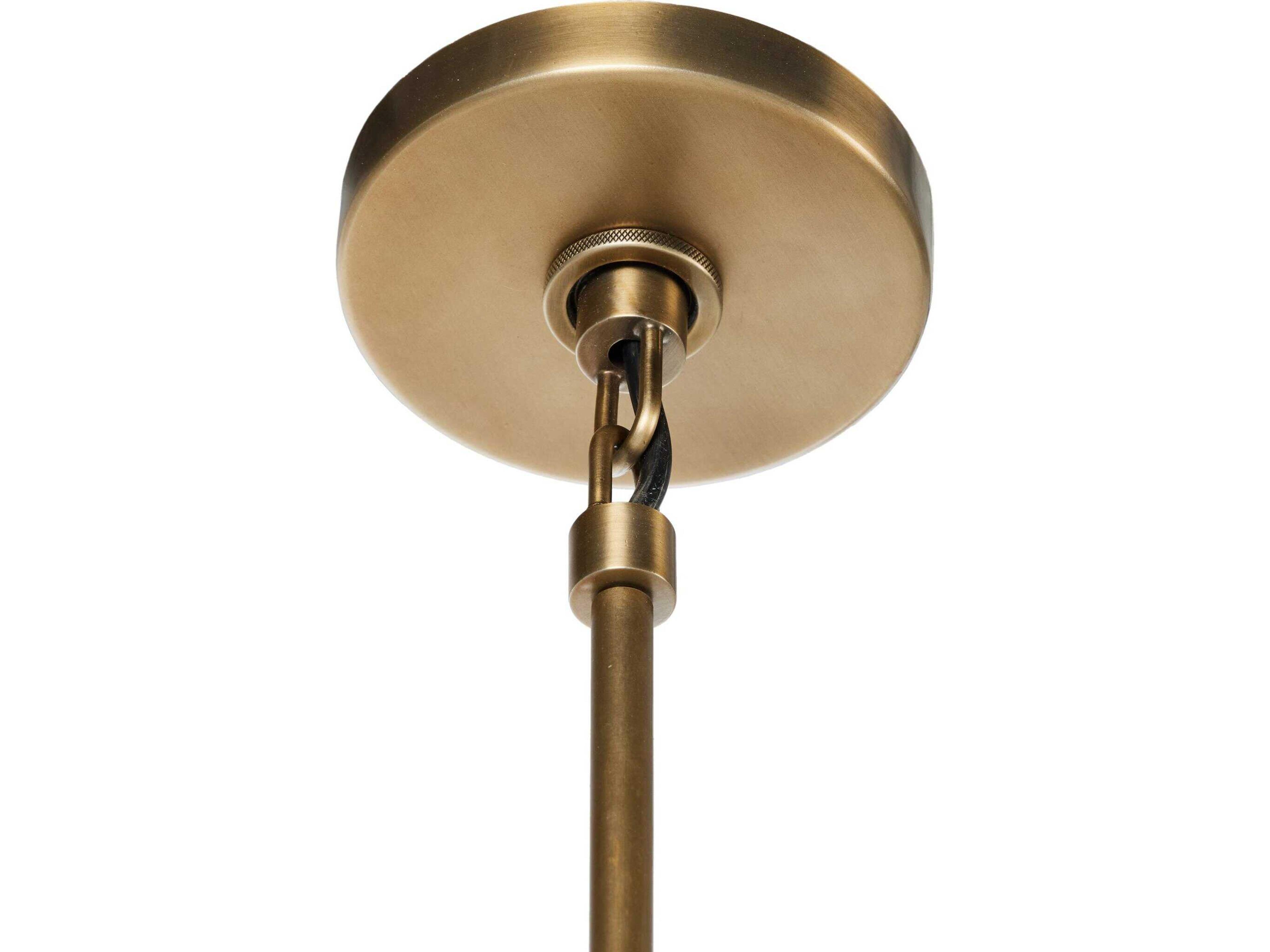 Four Hands Oriana Brass Globe Chandelier
