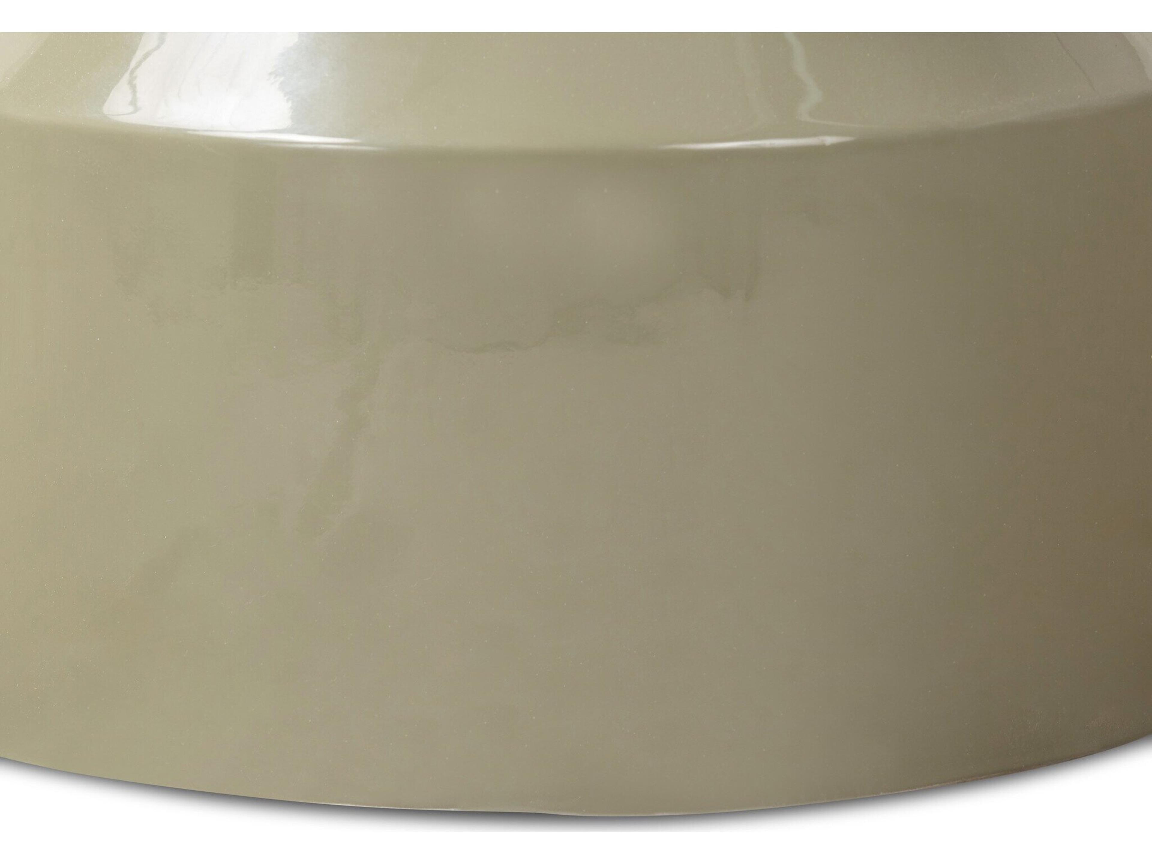 Four Hands Chandler Round Moss Lacquered Concrete End Table