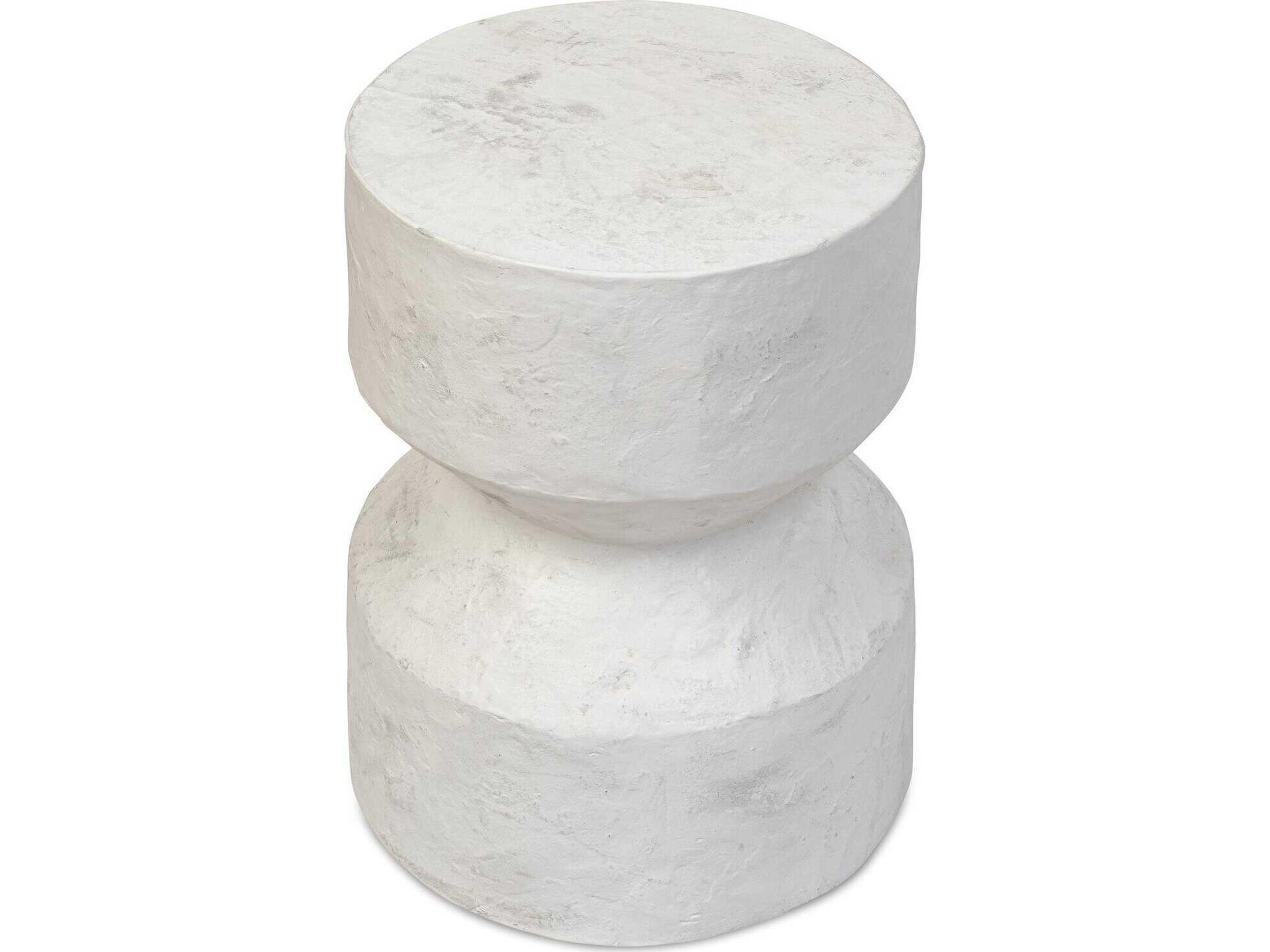 Four Hands Chandler Ara Round Concrete End Table