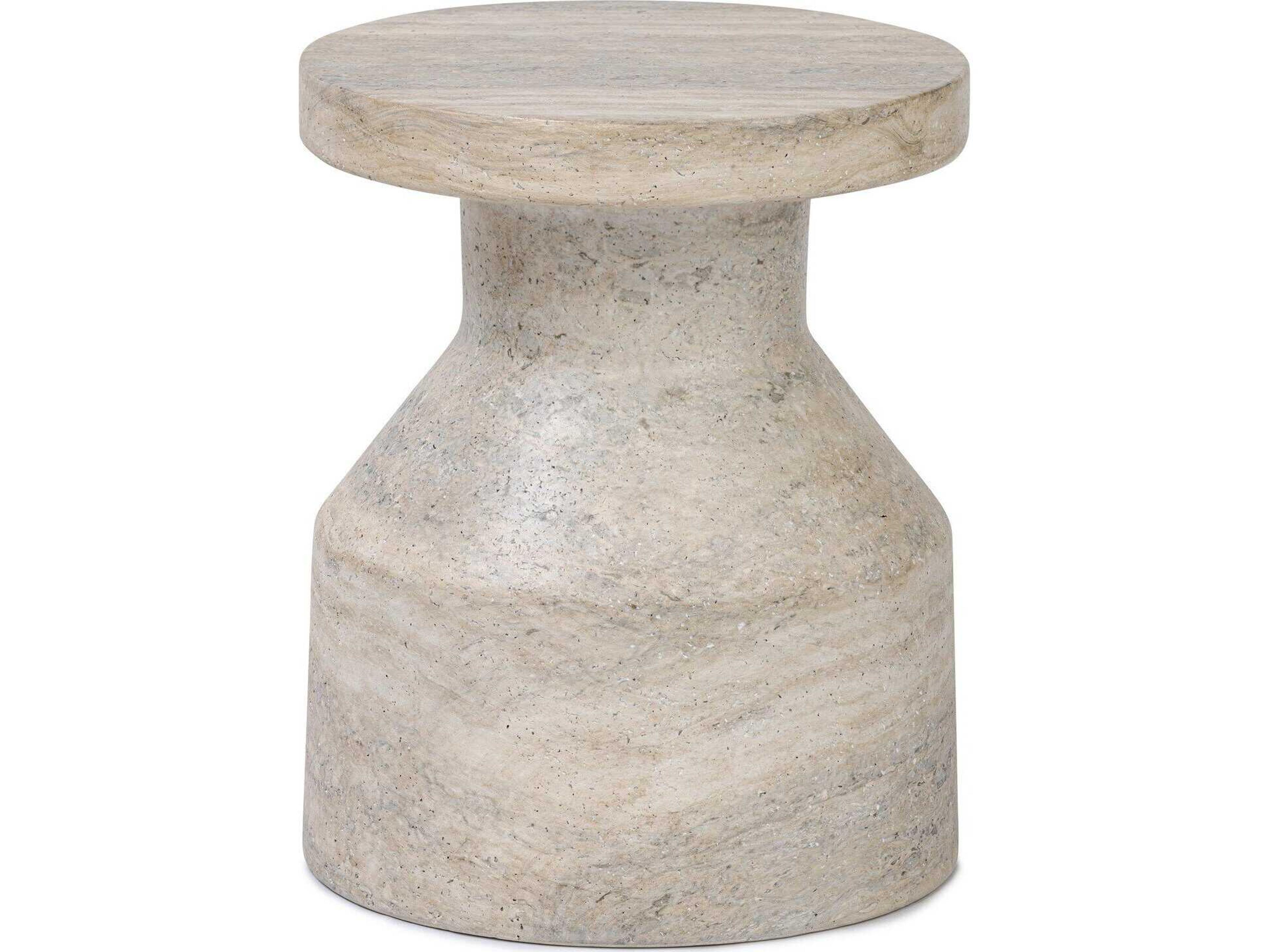 Chandler Odeon Textured Sandy Grey End Table