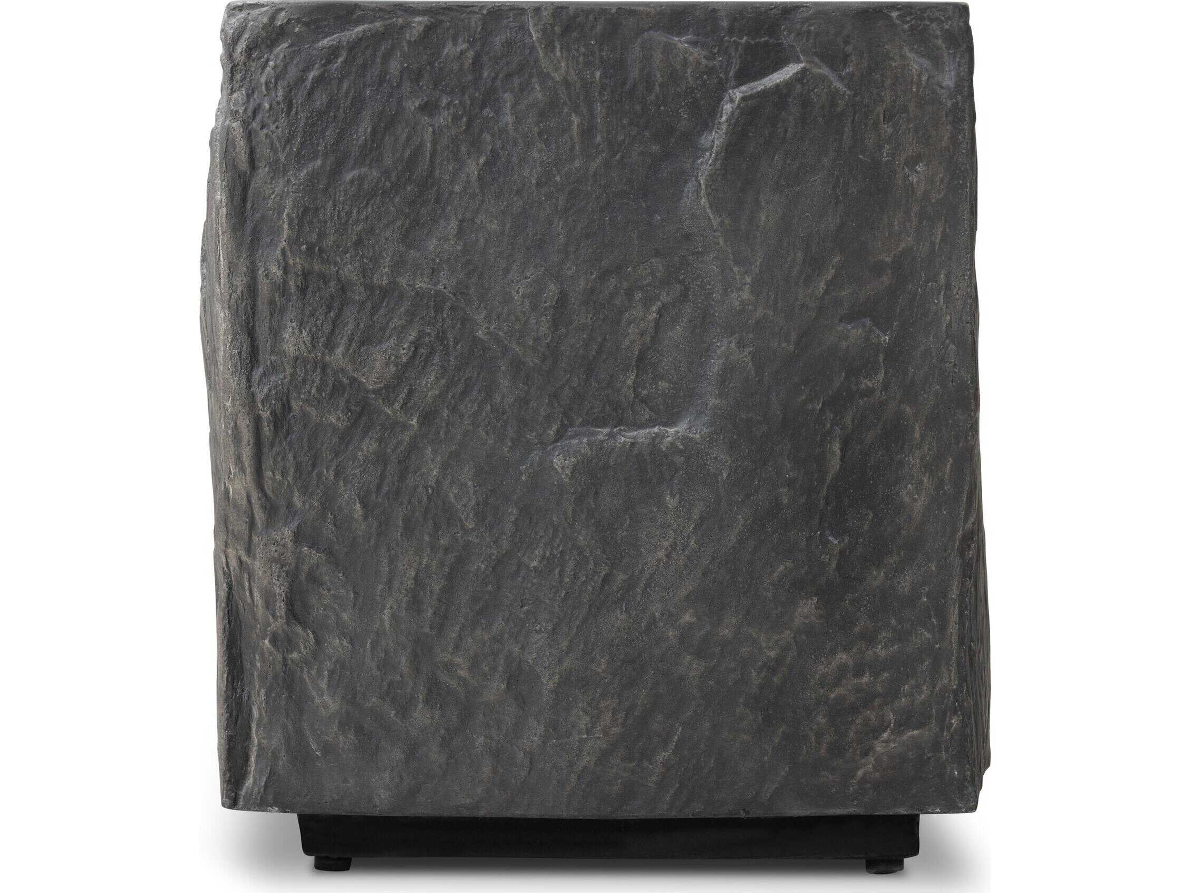 Luxecor Globetrotter Rectangular Concrete End Table