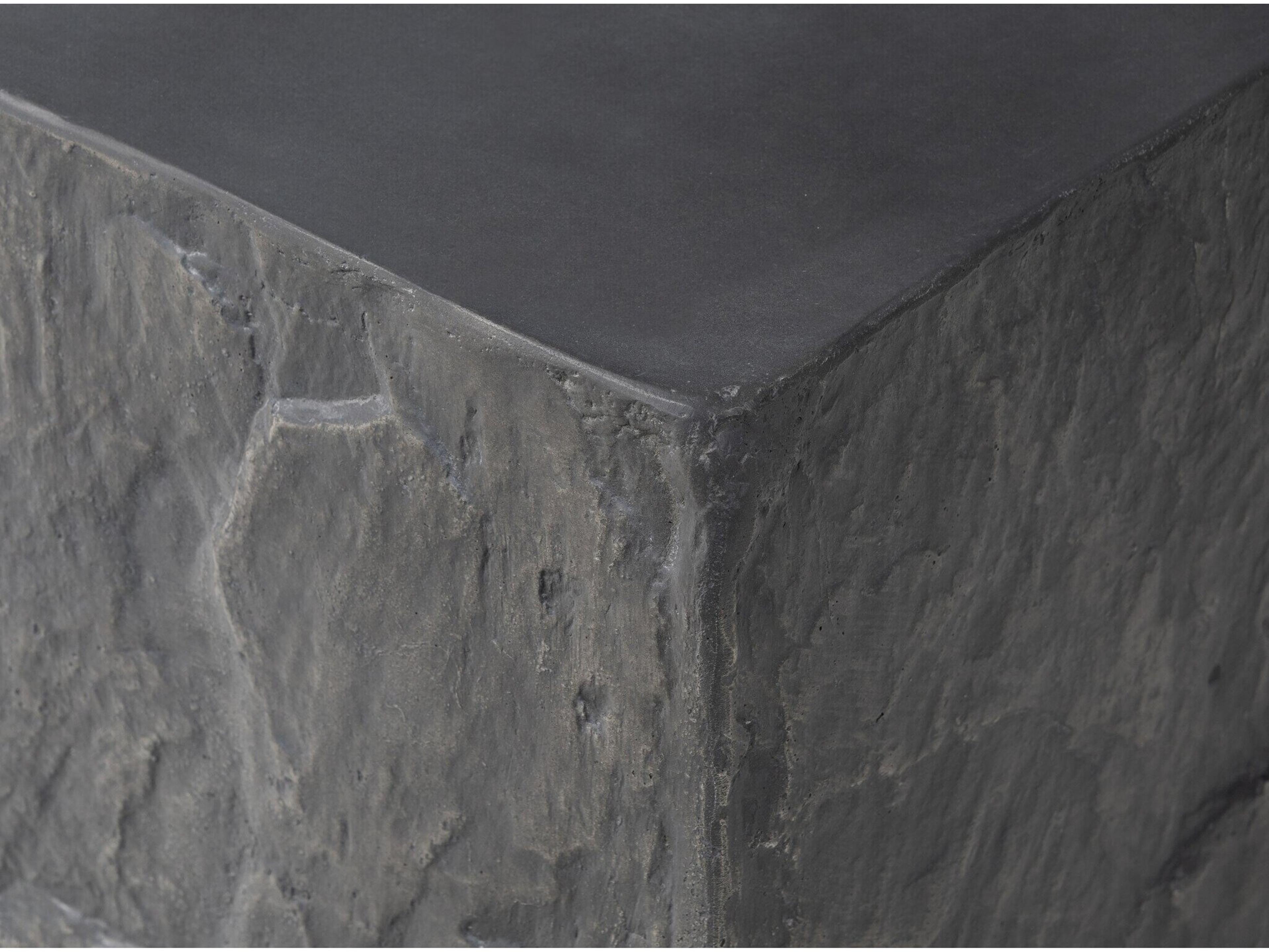 Luxecor Globetrotter Rectangular Concrete End Table