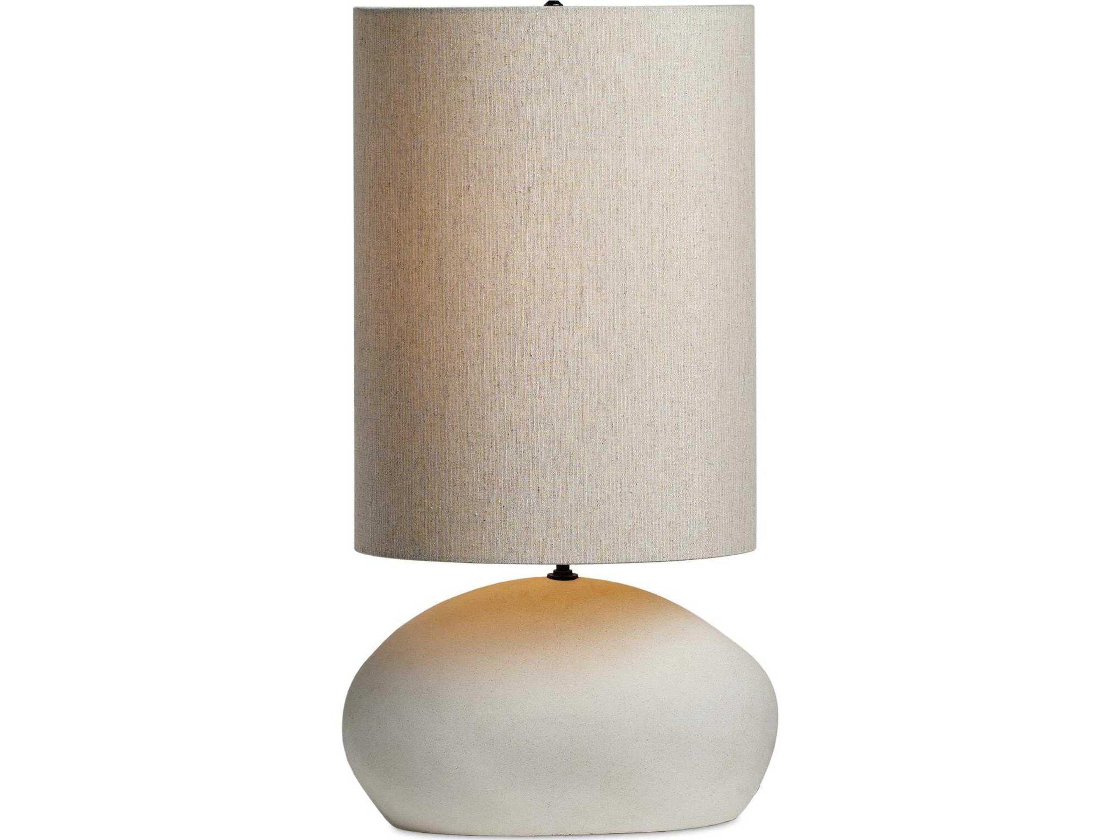 Allura Table Lamp - White Speckled Ceramic