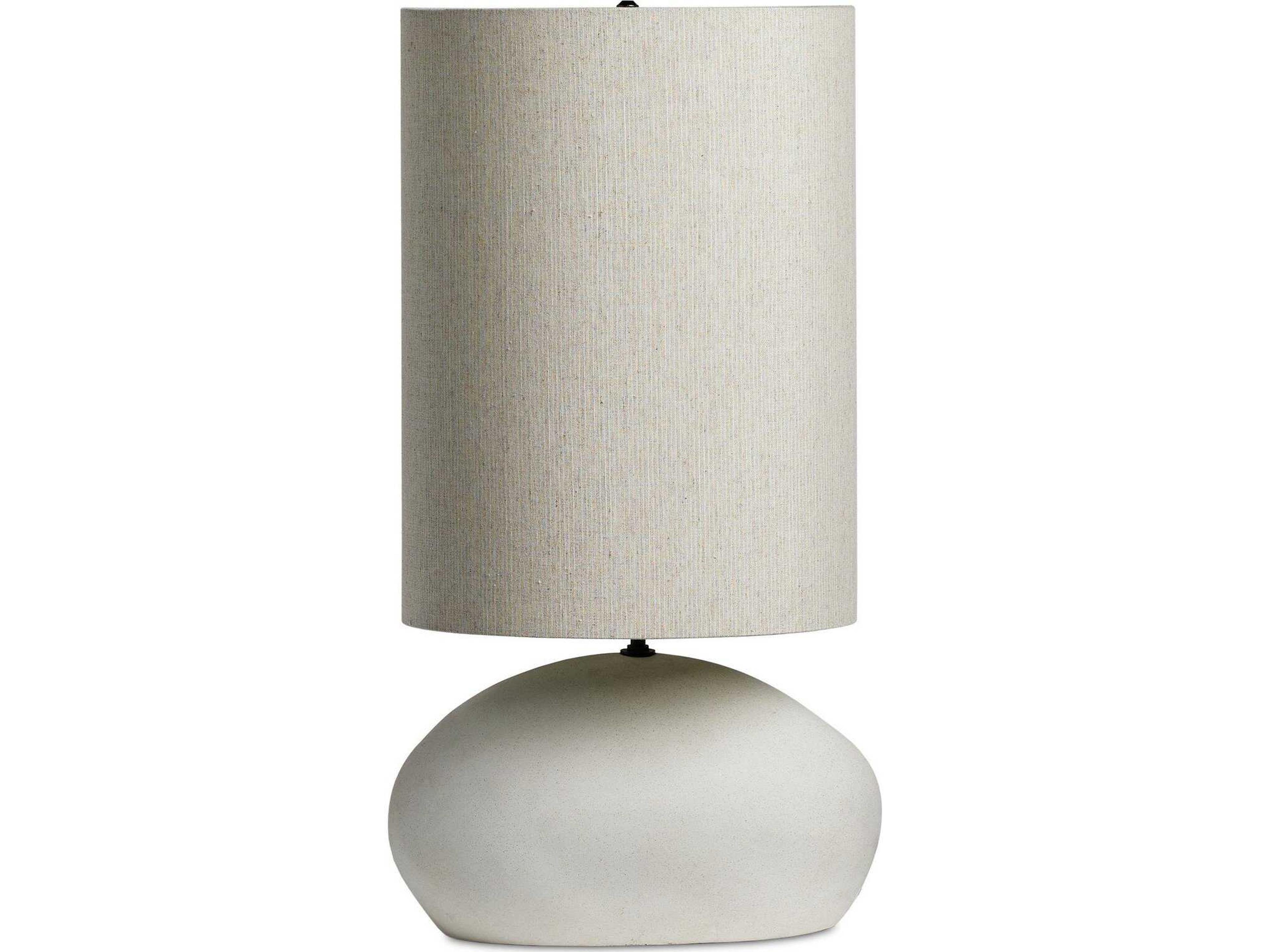 Four Hands Allura Table Lamp - White Speckled Ceramic