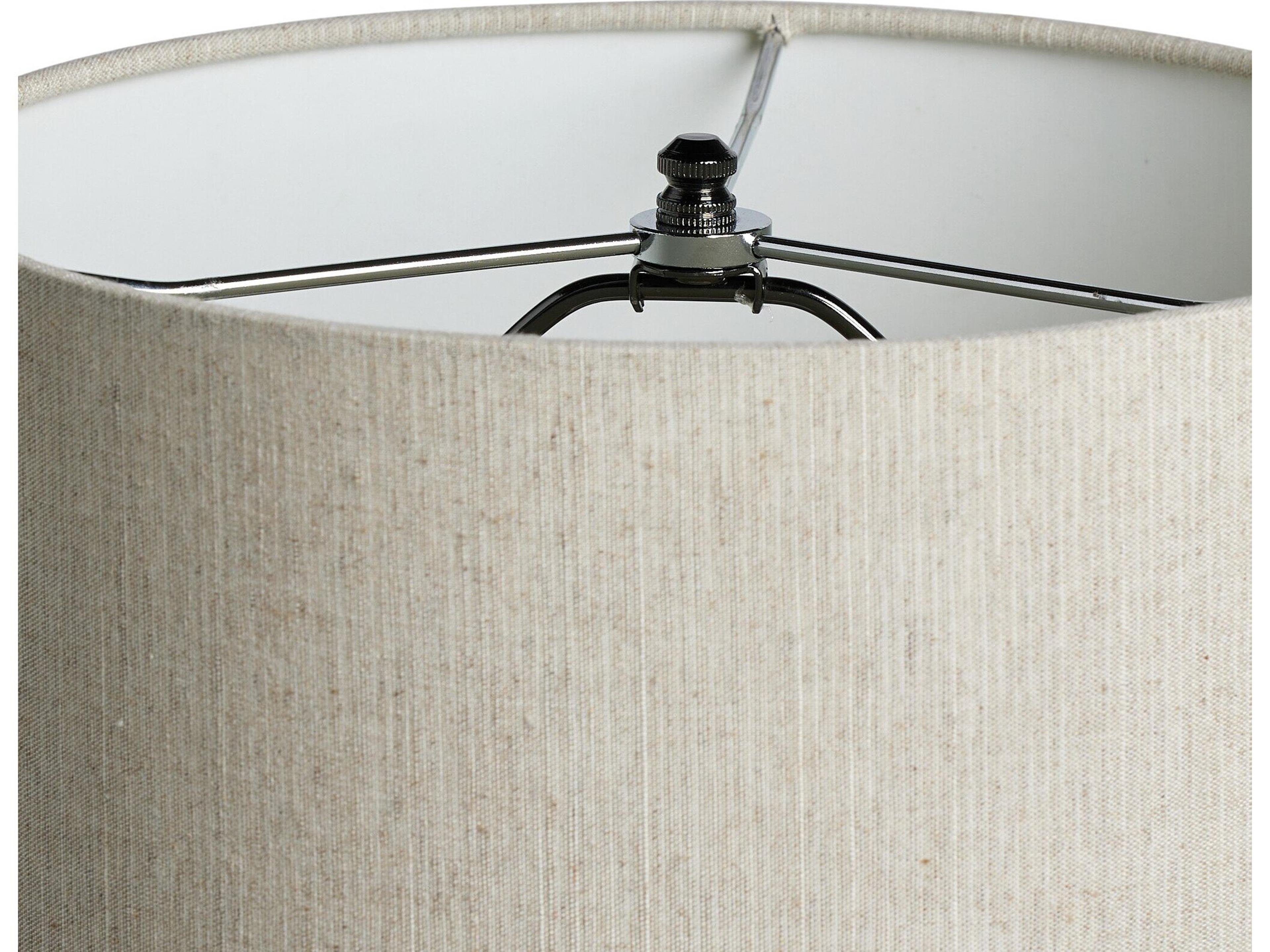 Four Hands Allura Table Lamp - White Speckled Ceramic