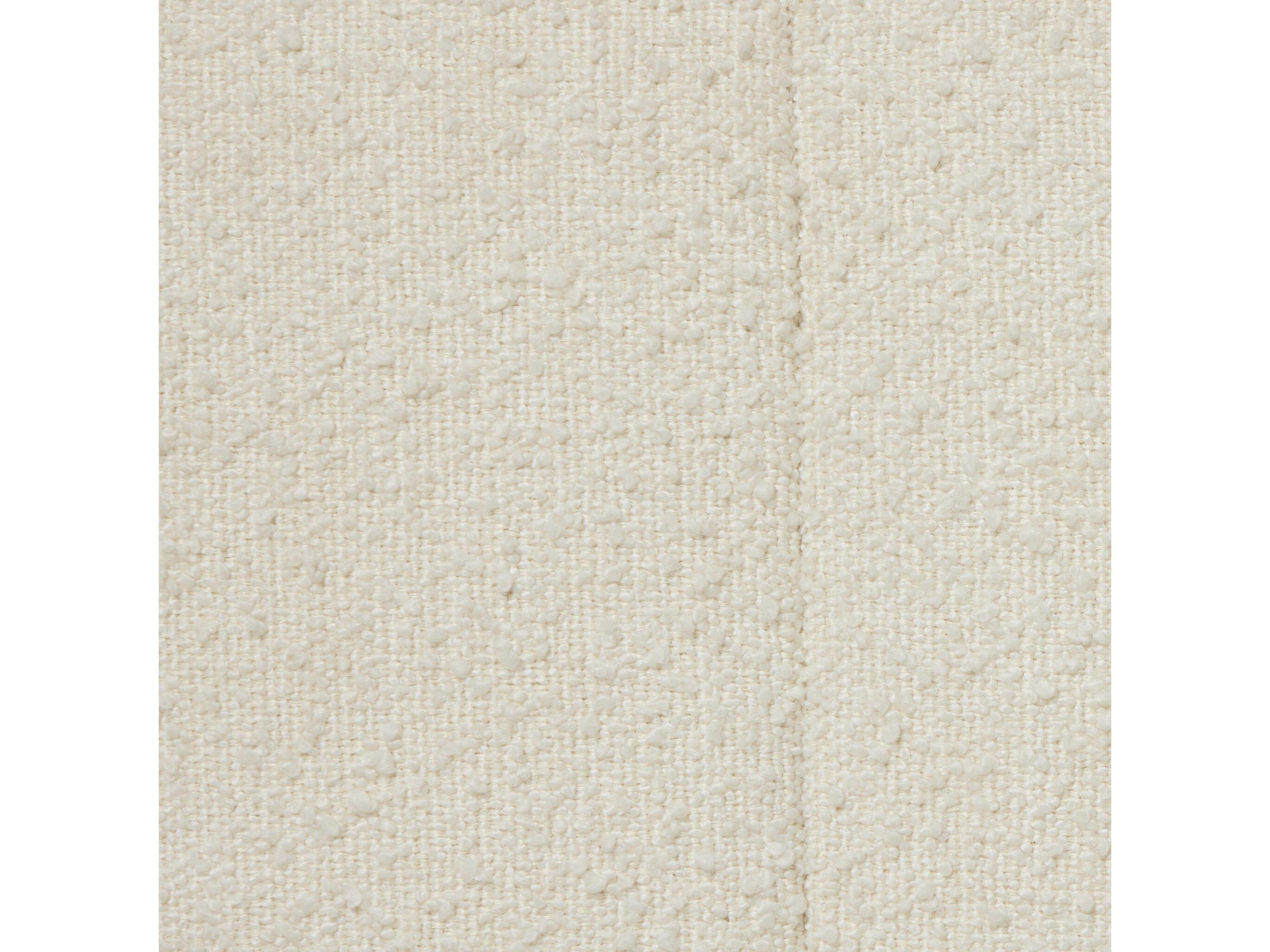 Four Hands Farrow White Fabric Chair and a Half