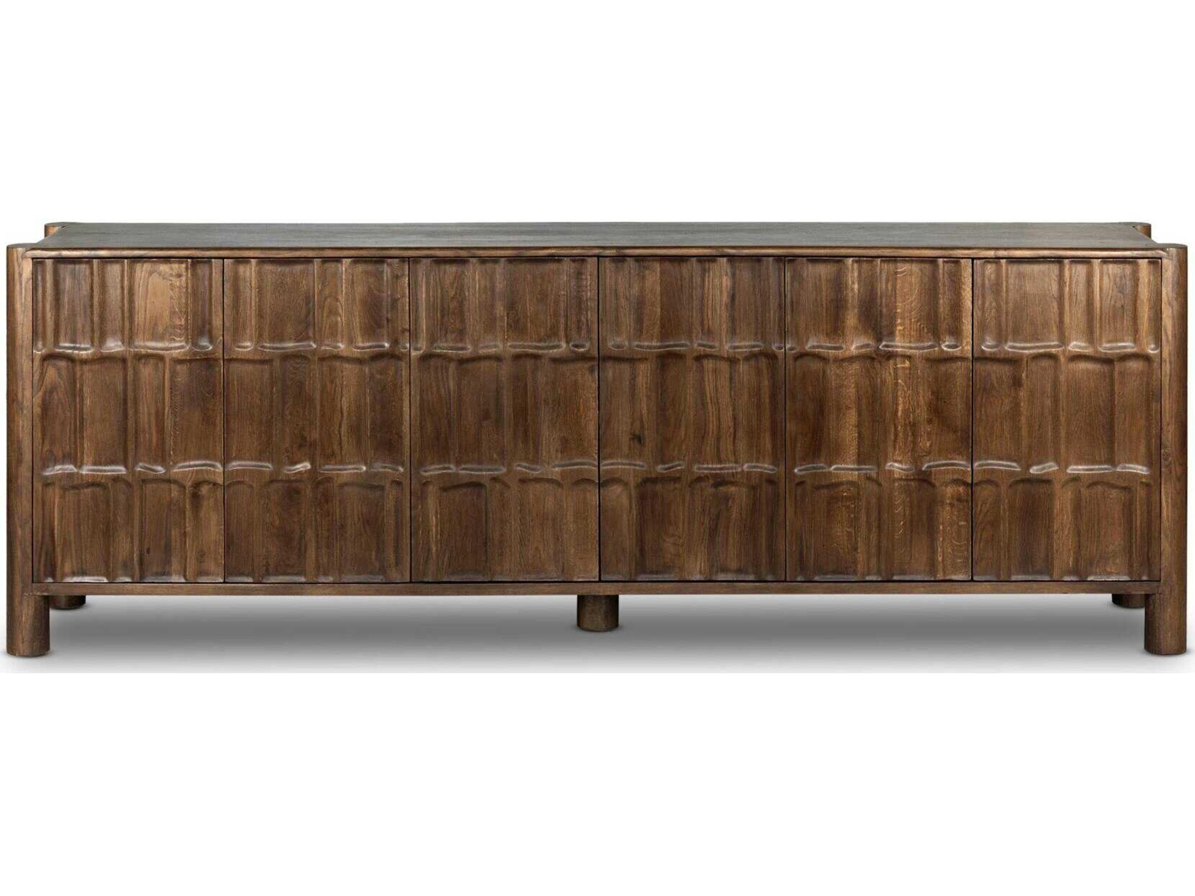 Four Hands Aiden 98" Oak Wood Cocoa Sideboard