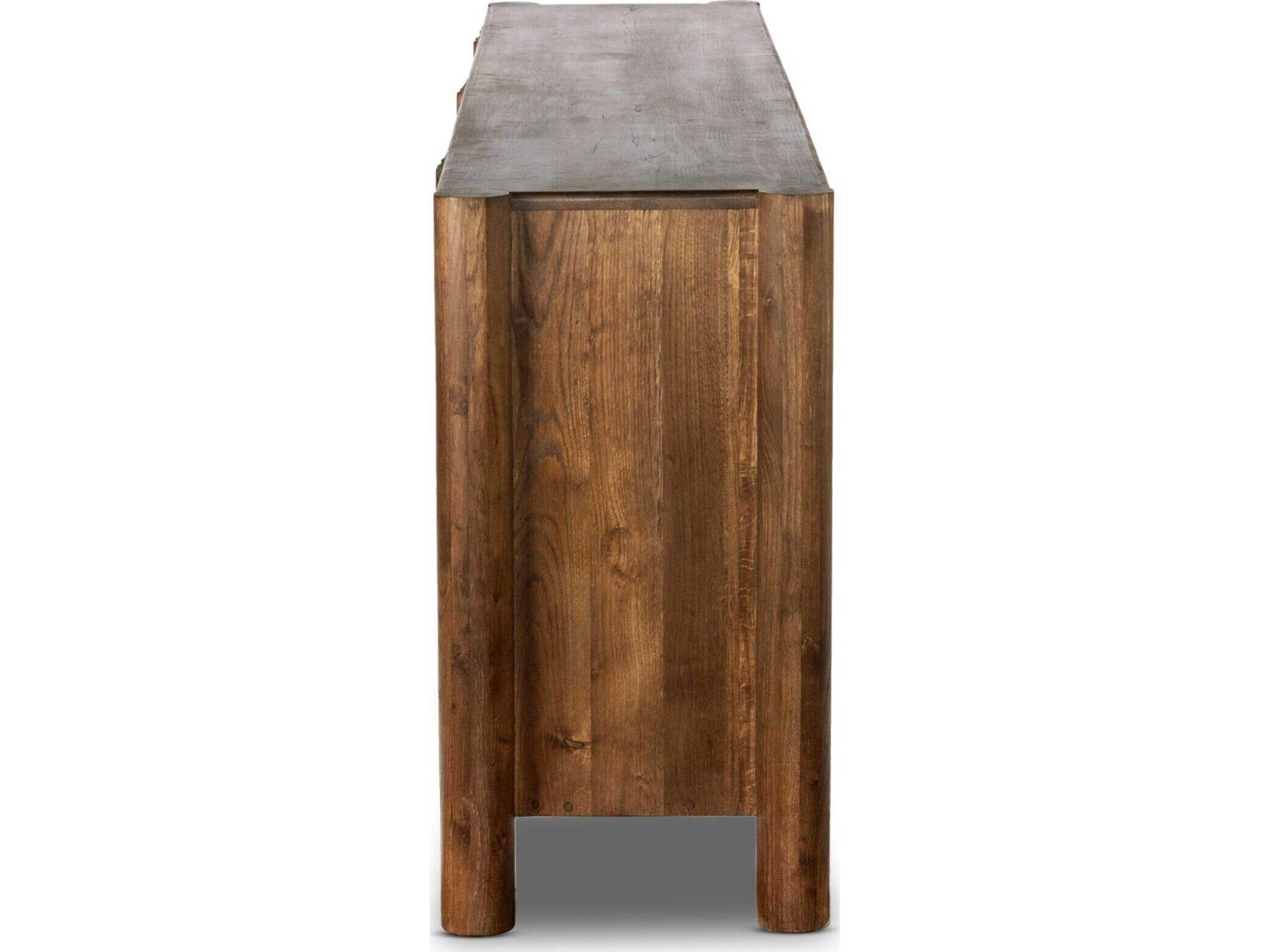 Four Hands Aiden 98" Oak Wood Cocoa Sideboard