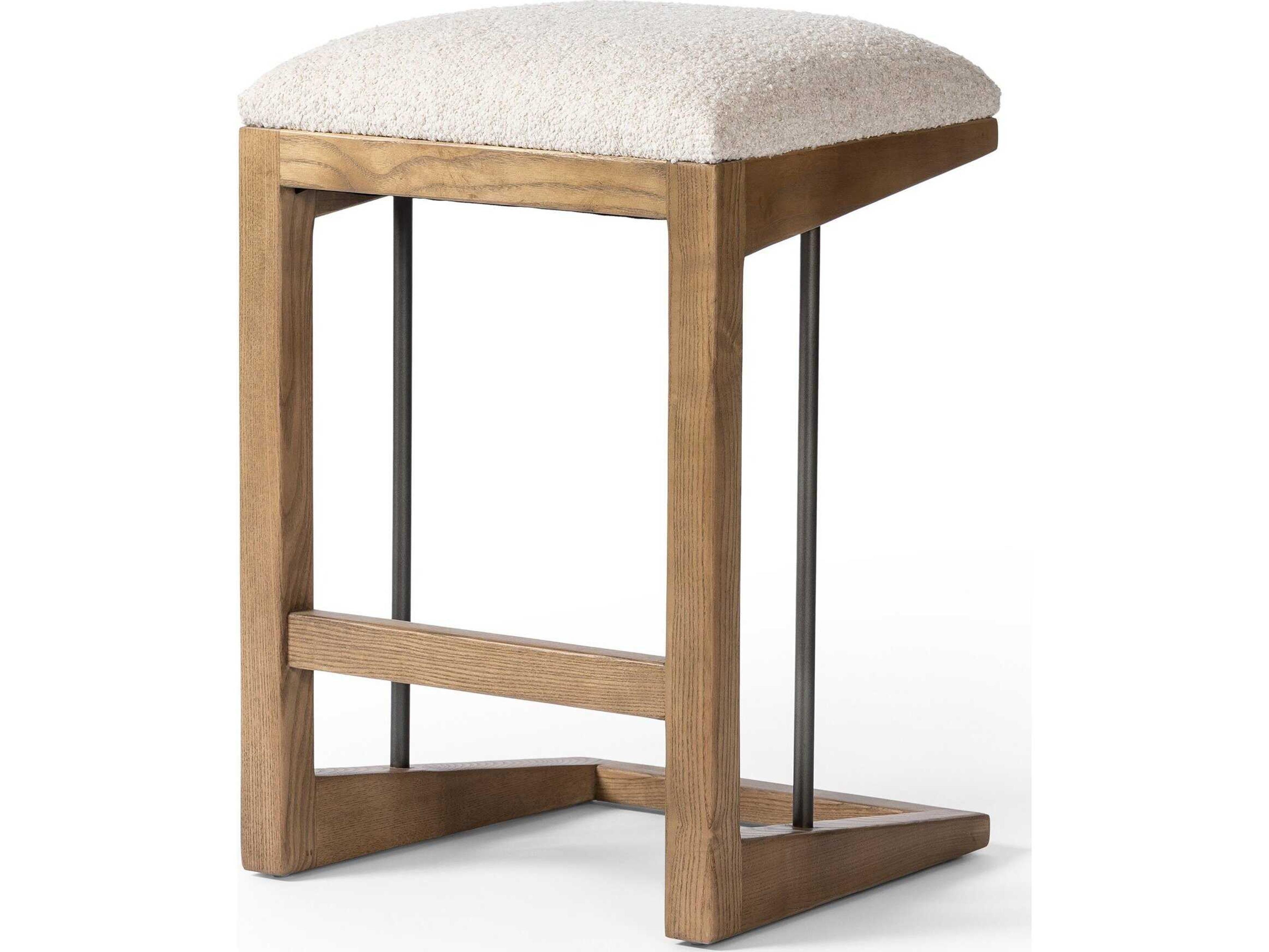 Finn Westgate Counter Stool Upholstered Ash