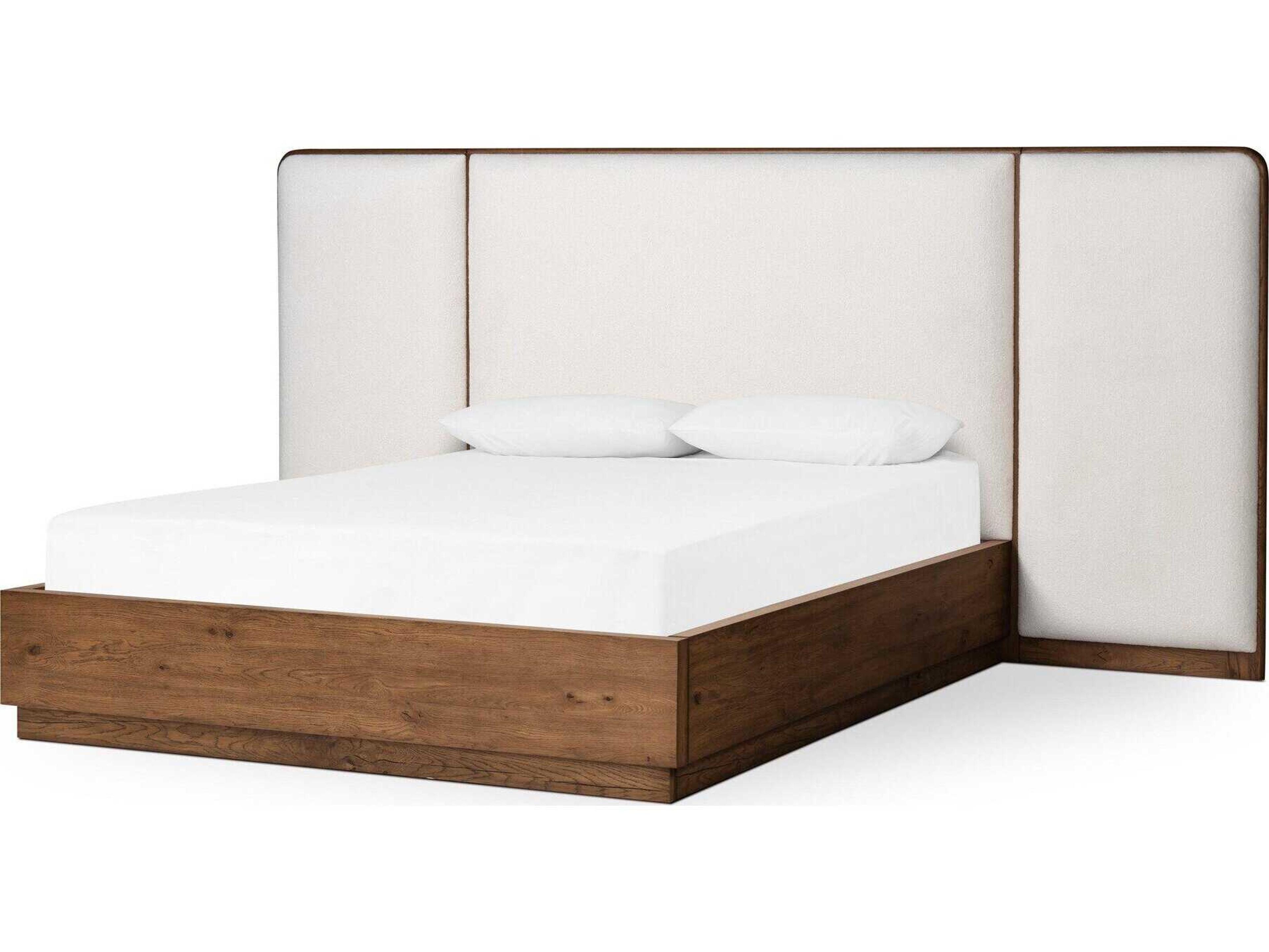 Regan Upholstered Wingback Bed