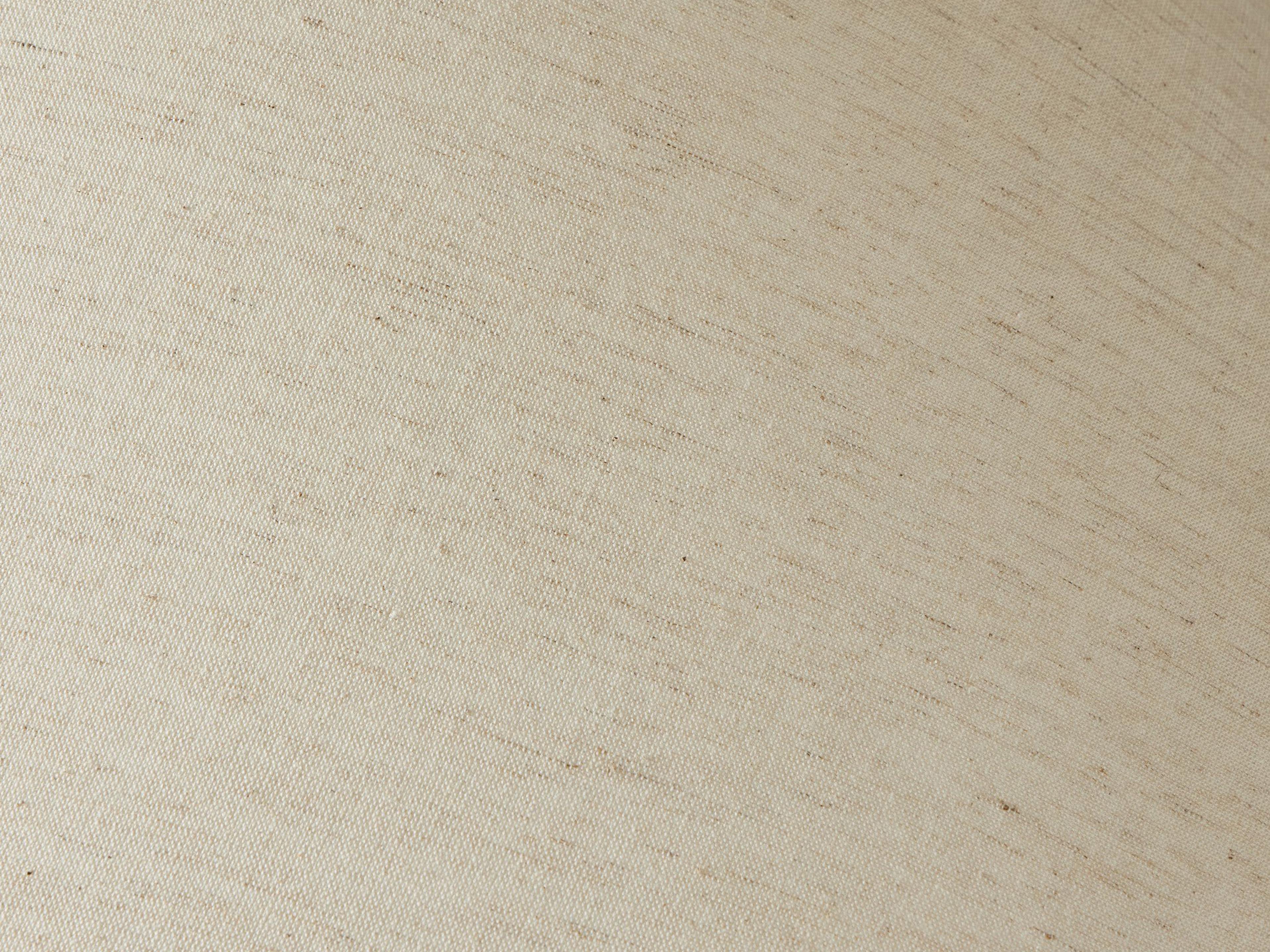 Four Hands Asher Matte Black Cast Aluminum Light Beige Floor Lamp