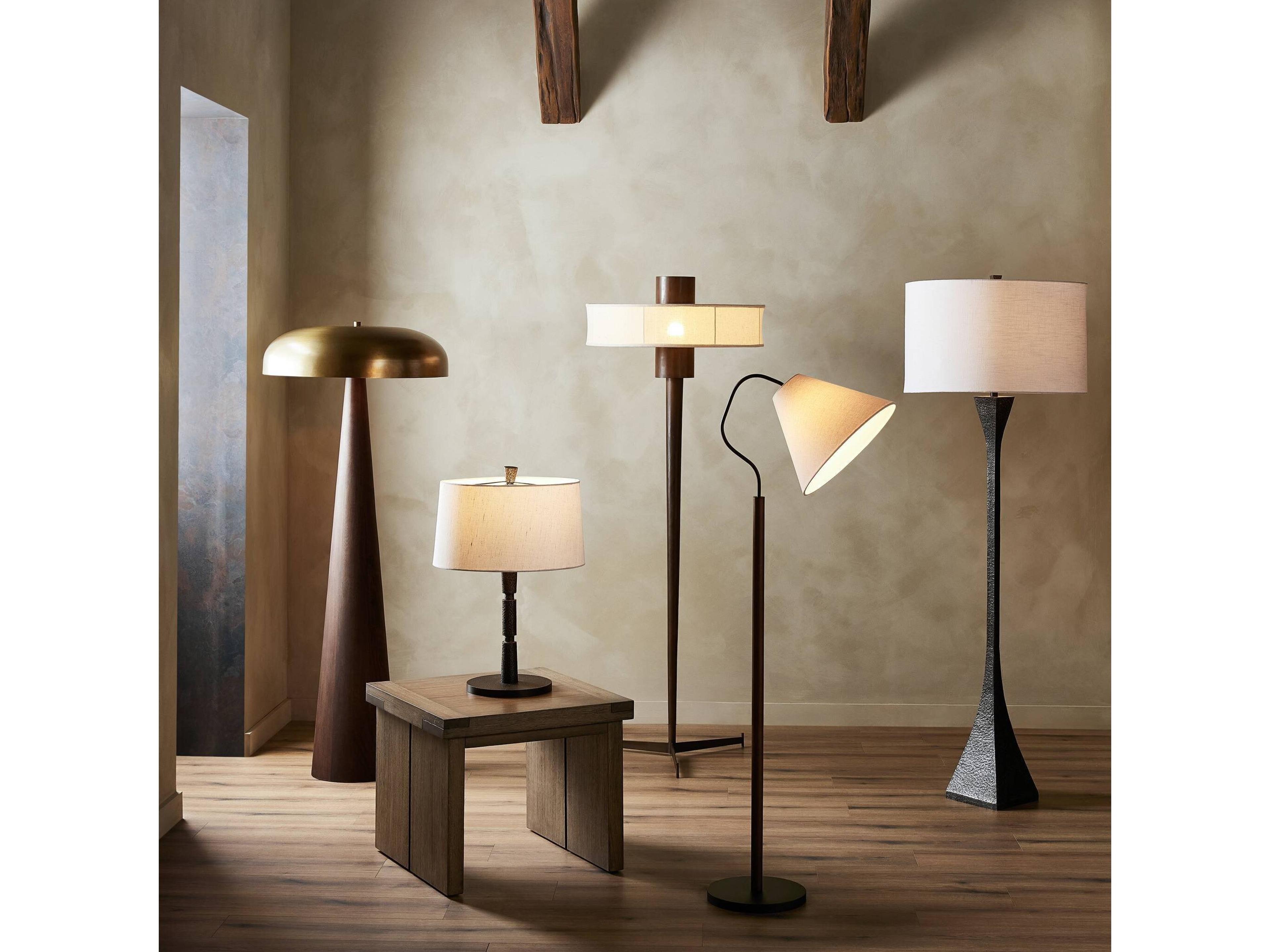 Four Hands Hutton Griffin Russet Mango Floor Lamp