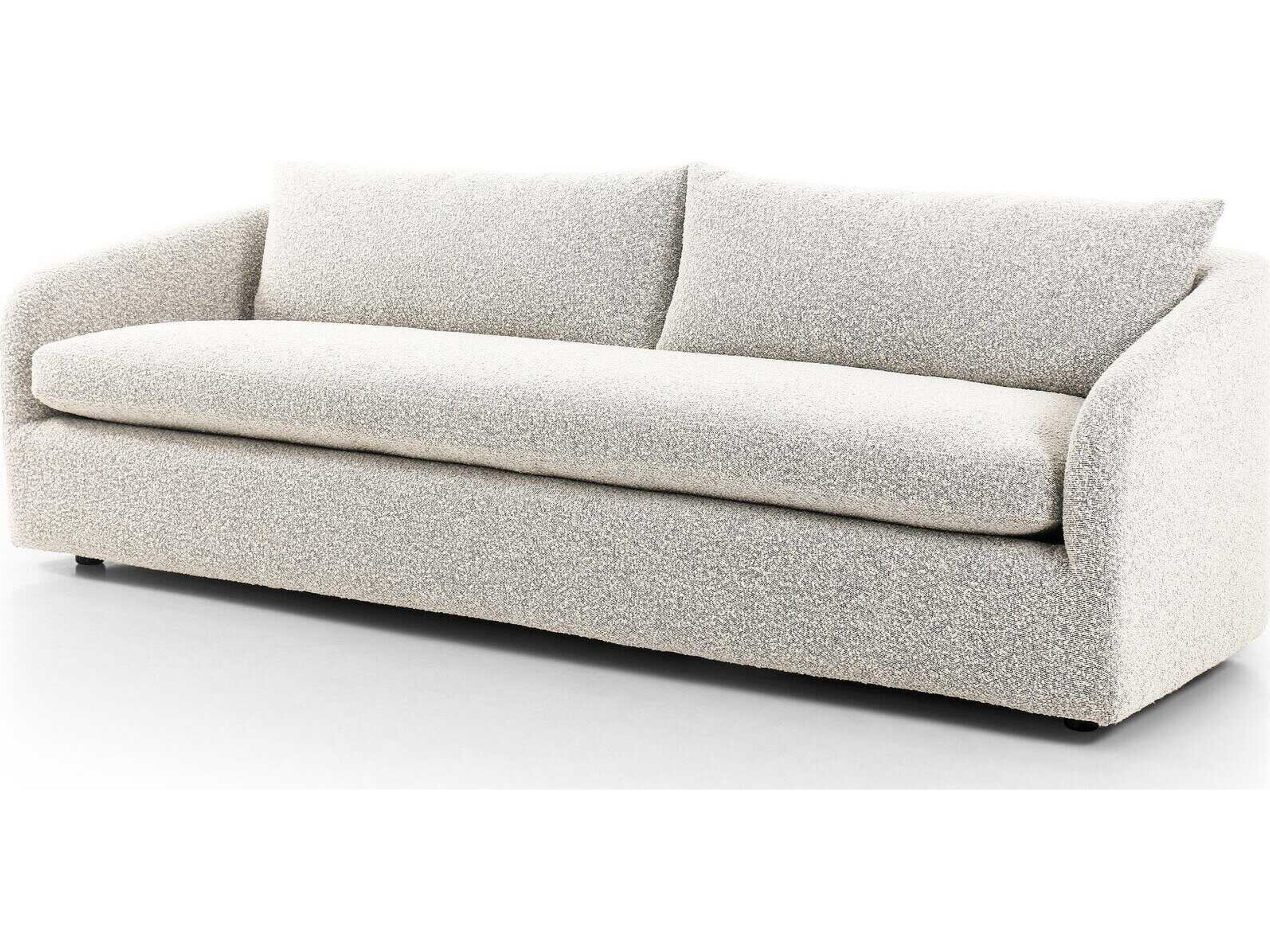 Four Hands Kensington Knoll Domino Gray Upholstered Sofa