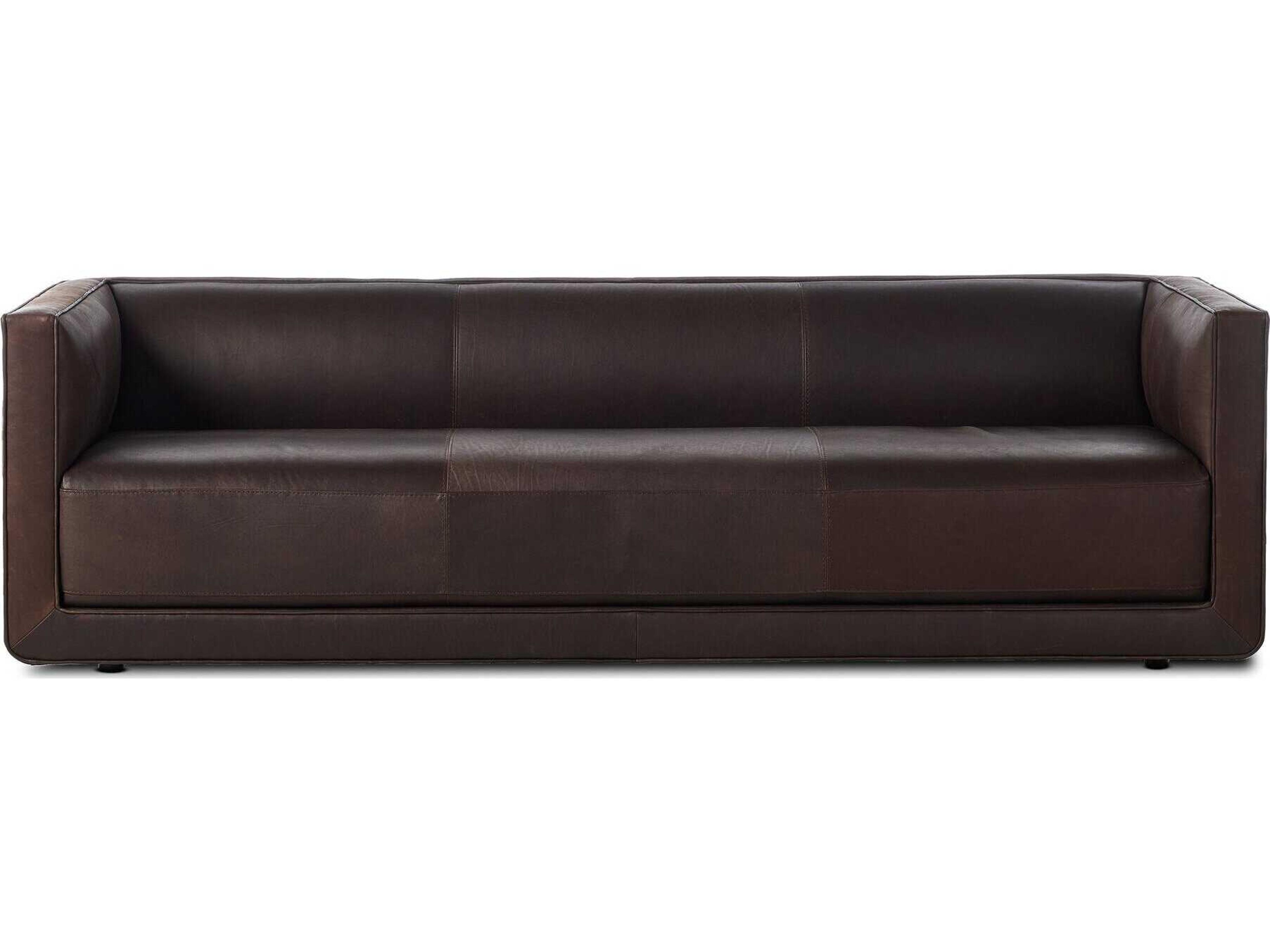 Four Hands Centrale Phillip Heirloom Cigar Leather Sofa