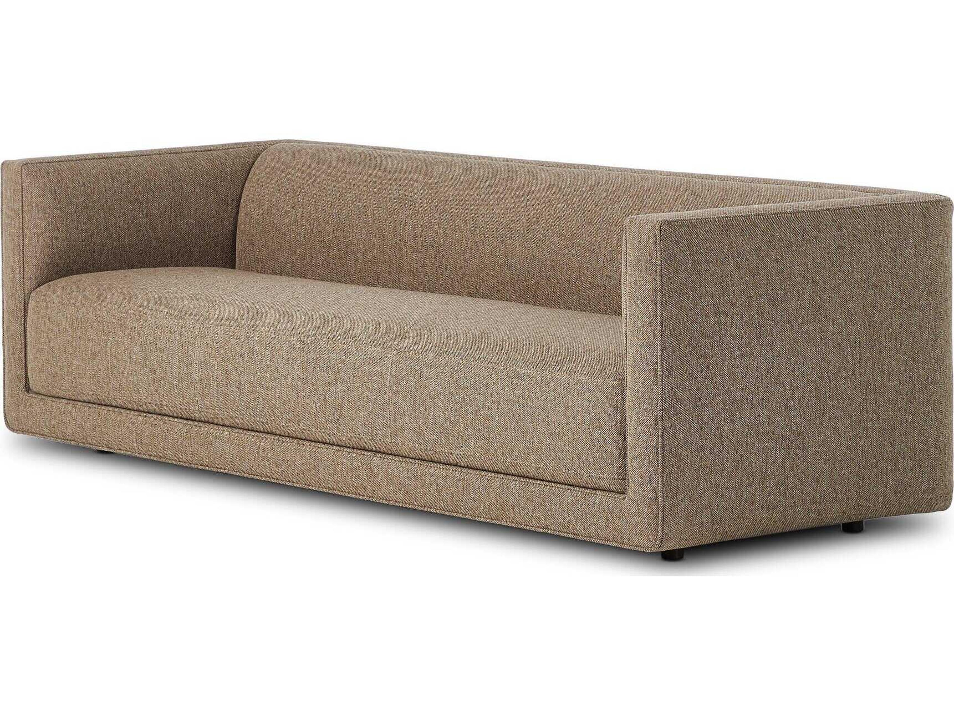 Centrale Phillip Delta Tweed Upholstered Sofa