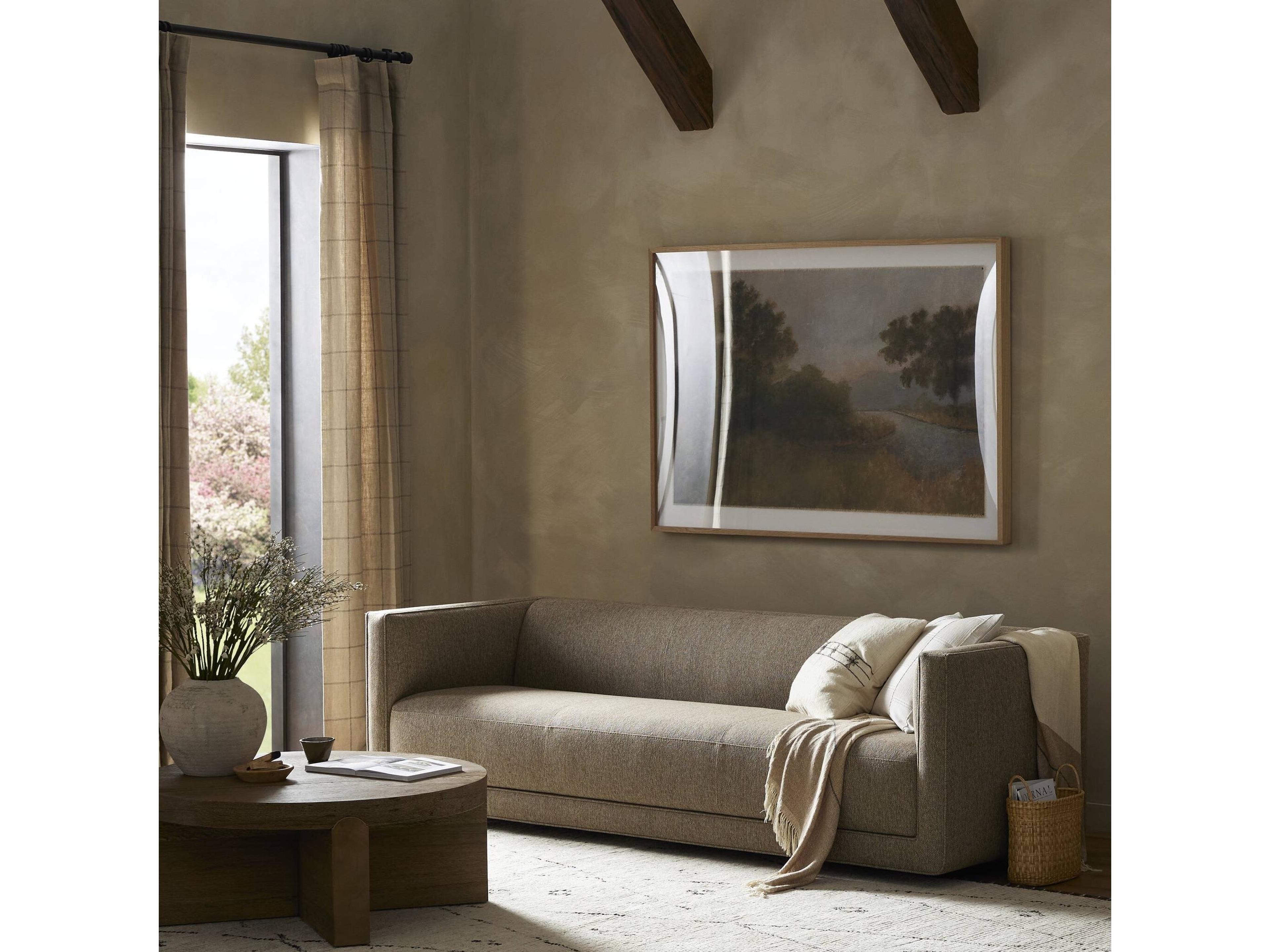 Four Hands Centrale Phillip Delta Tweed Upholstered Sofa