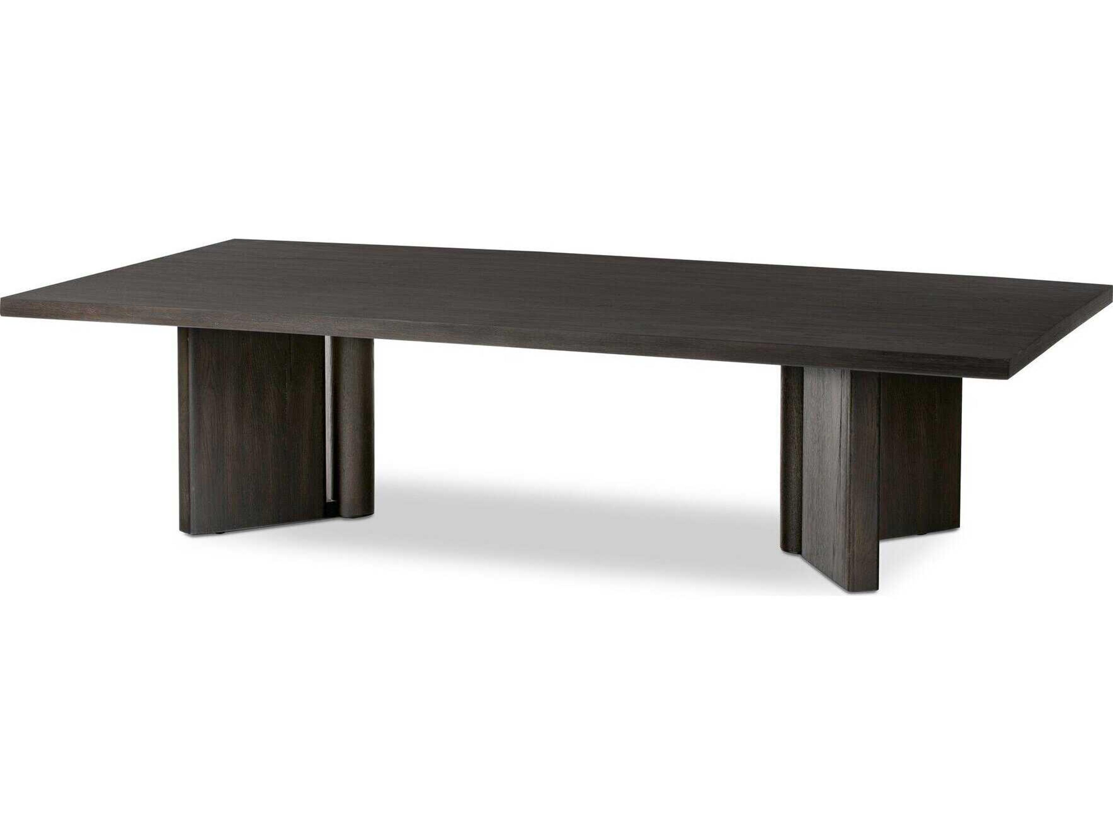 Haiden Rectangular Wood Smoked Black Veneer Coffee Table