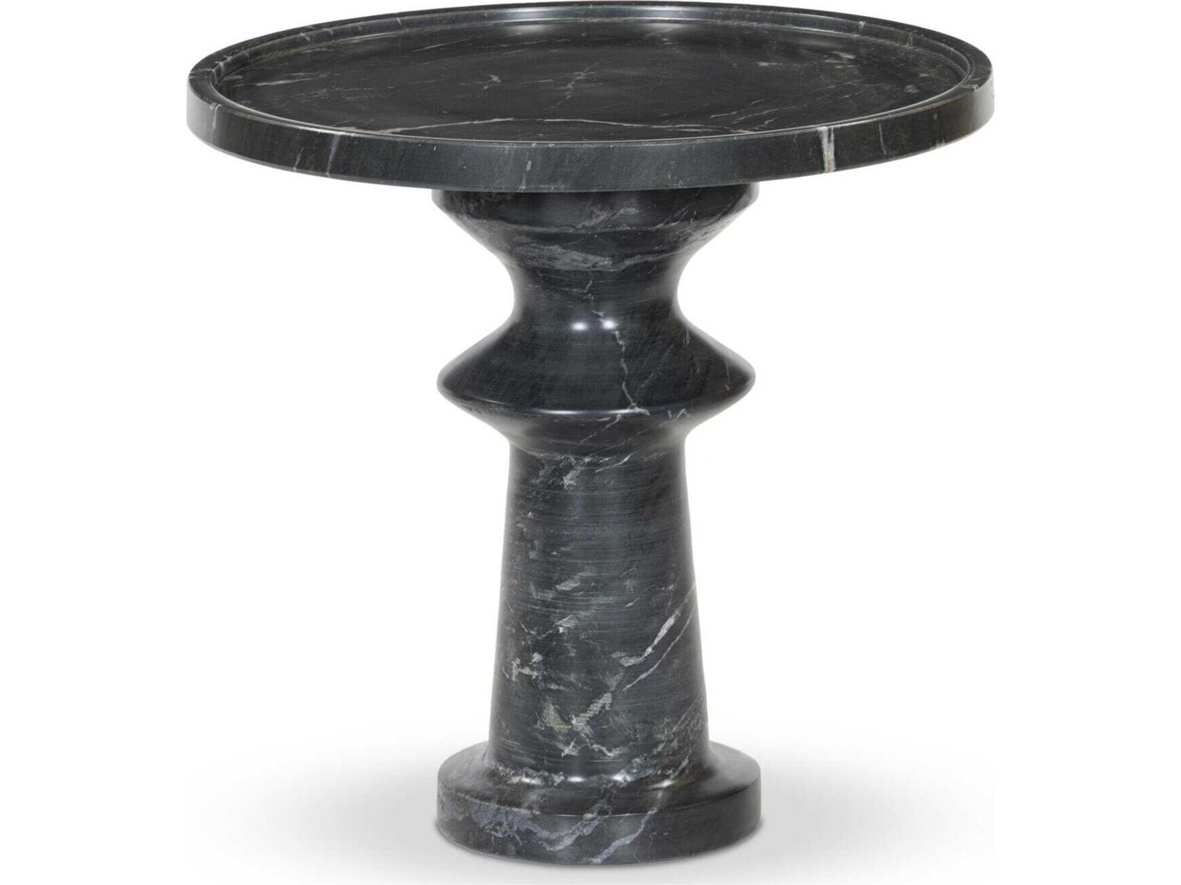 Four Hands Marlow Skylar Round Marble End Table