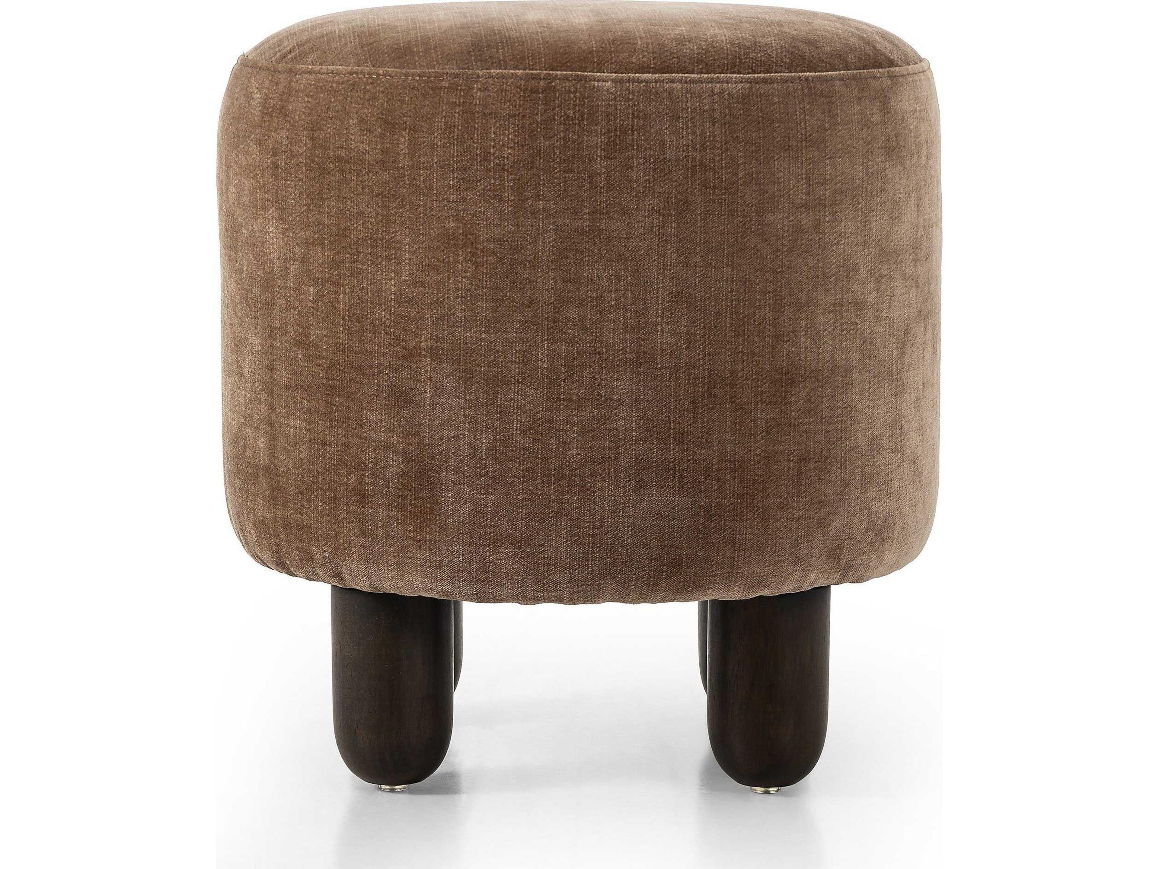 Four Hands Kensington Zena Beige Upholstered Ottoman