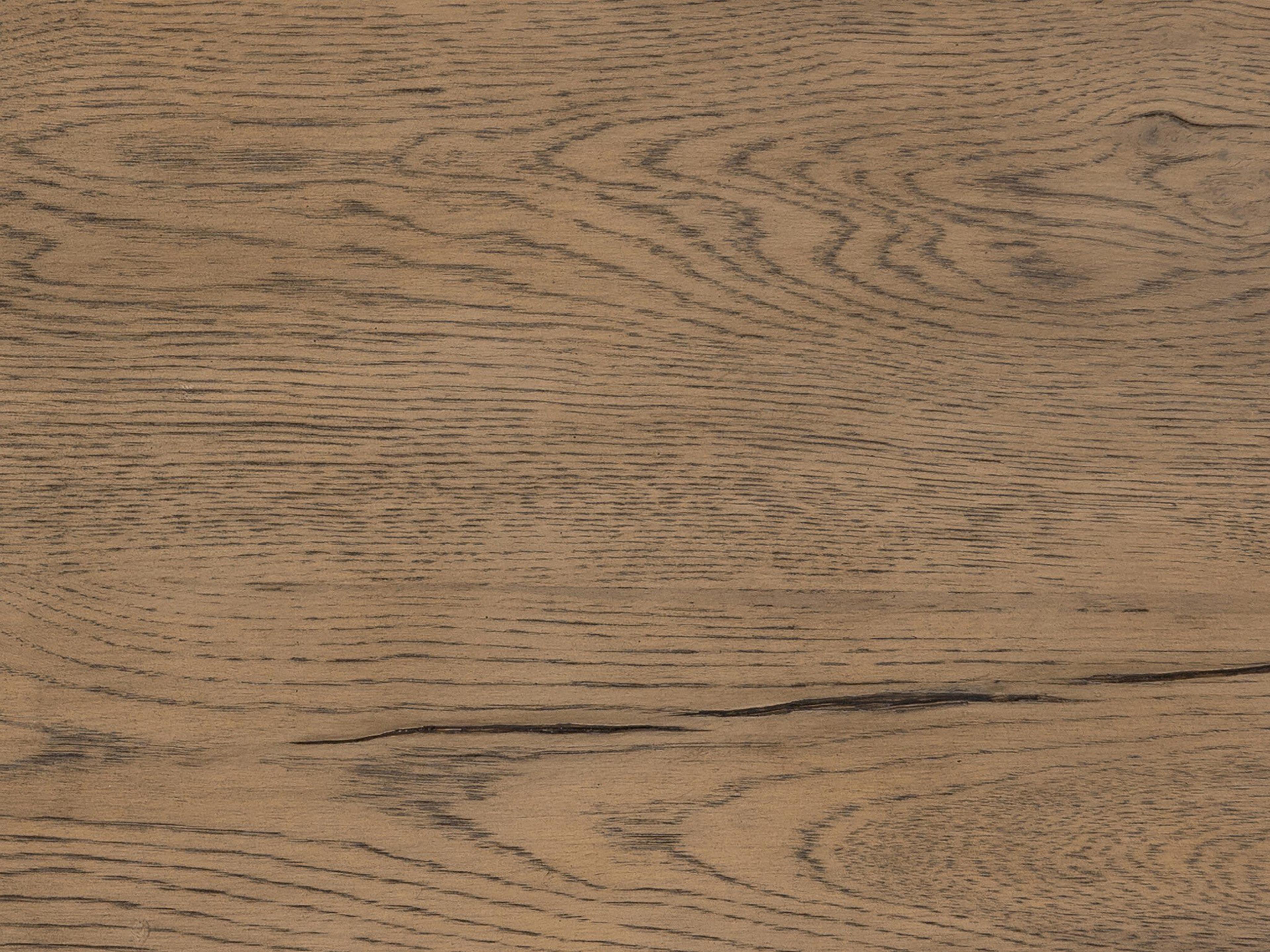 Four Hands Haiden Rustic Grey Veneer Brown Oak Wood Computer Desk