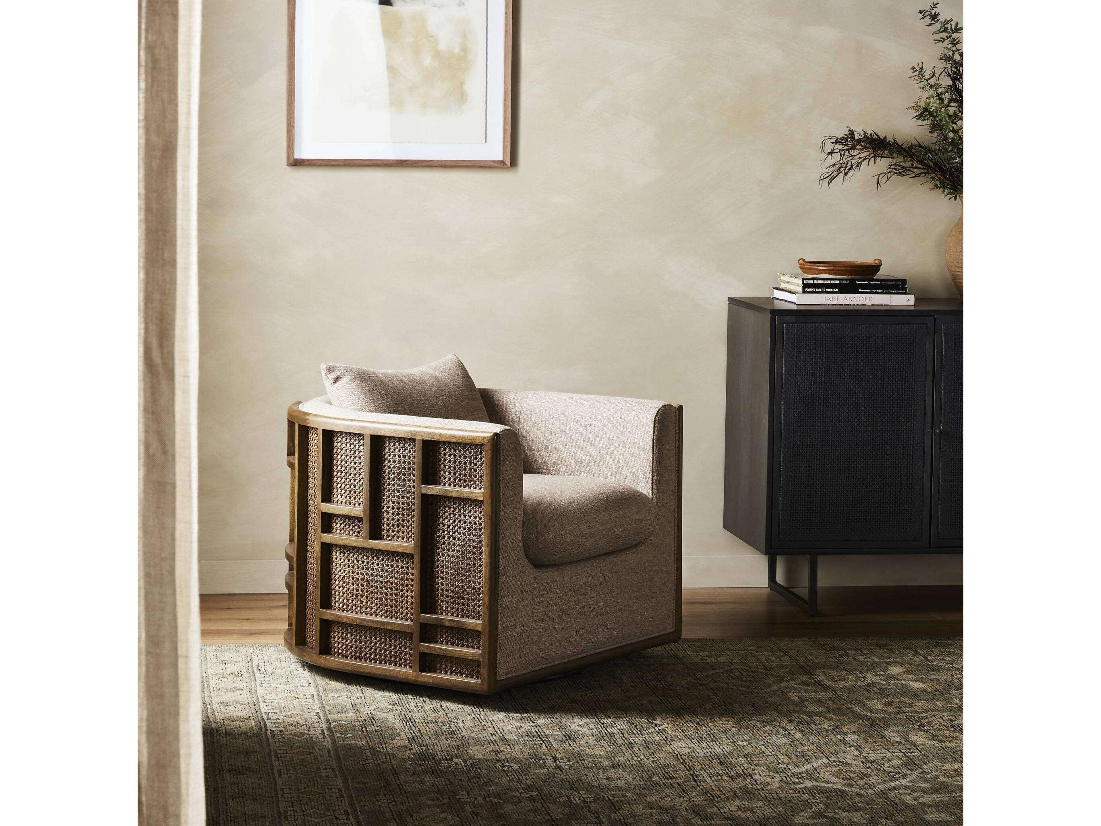 Four Hands Westgate June Alcala Fawn Swivel Chair