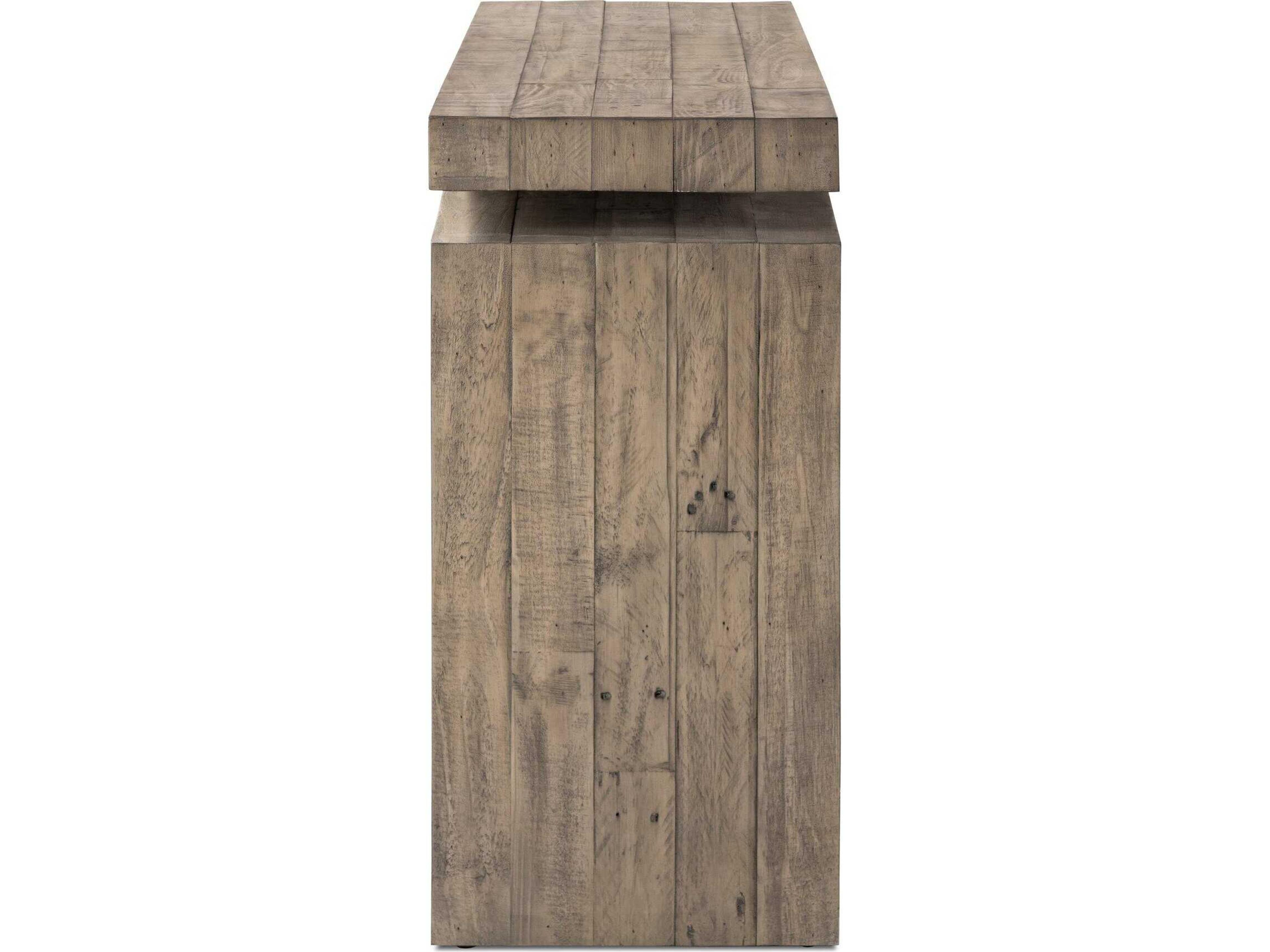 Four Hands Haiden Matthes Weathered Wheat Console Table 94"