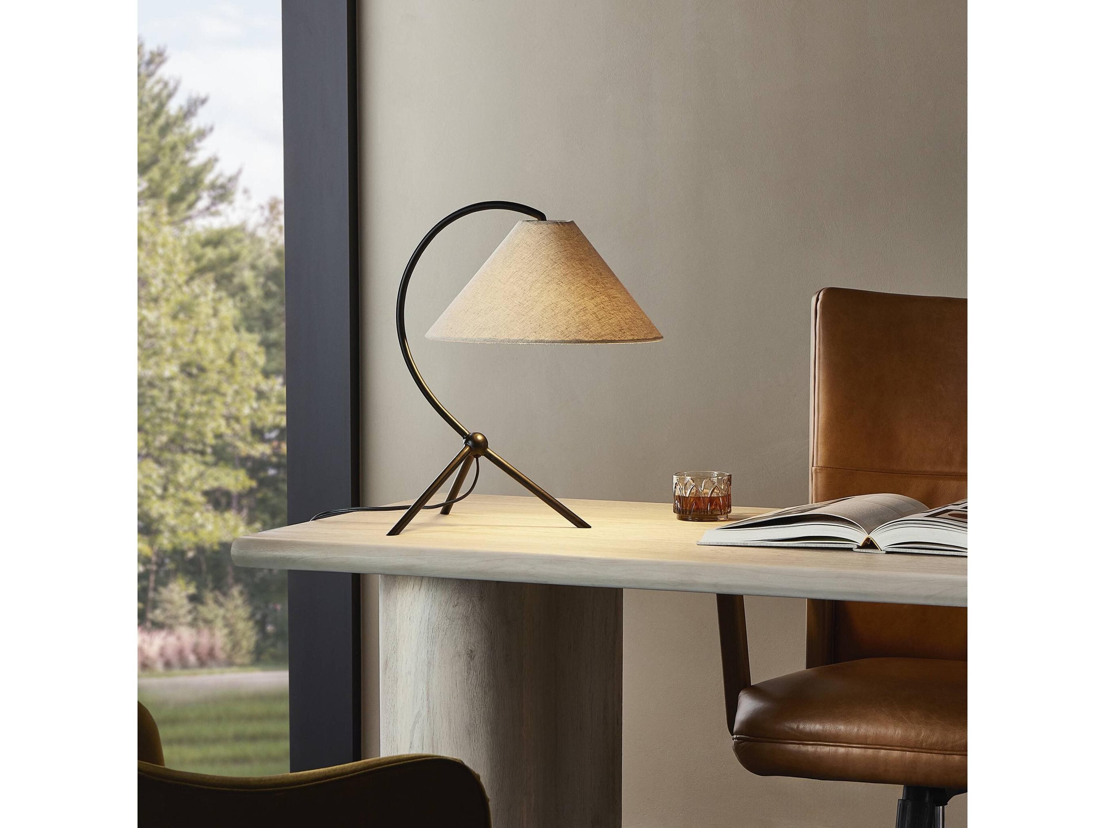 Four Hands Emile Black Table Lamp