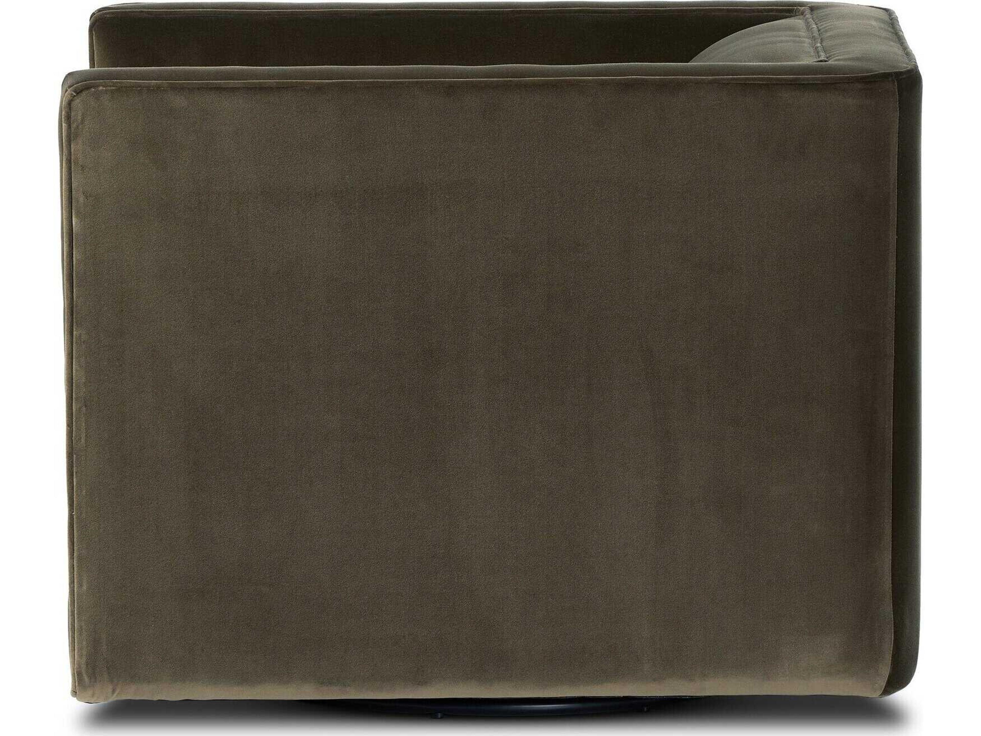 Four Hands Centrale Phillip Swivel Green Accent Chair