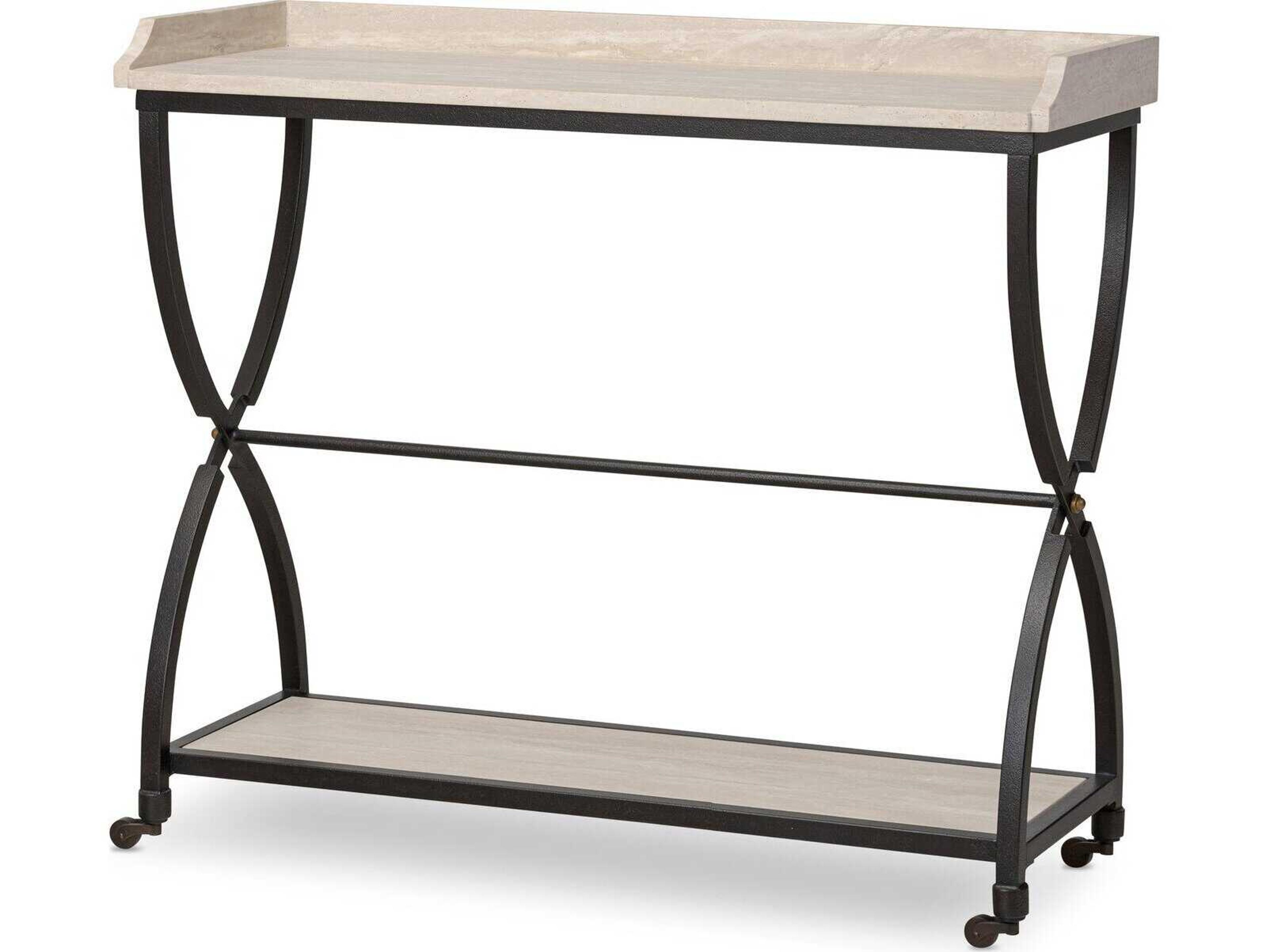 Van Thiel Six Beers Rectangular Stone Console Table