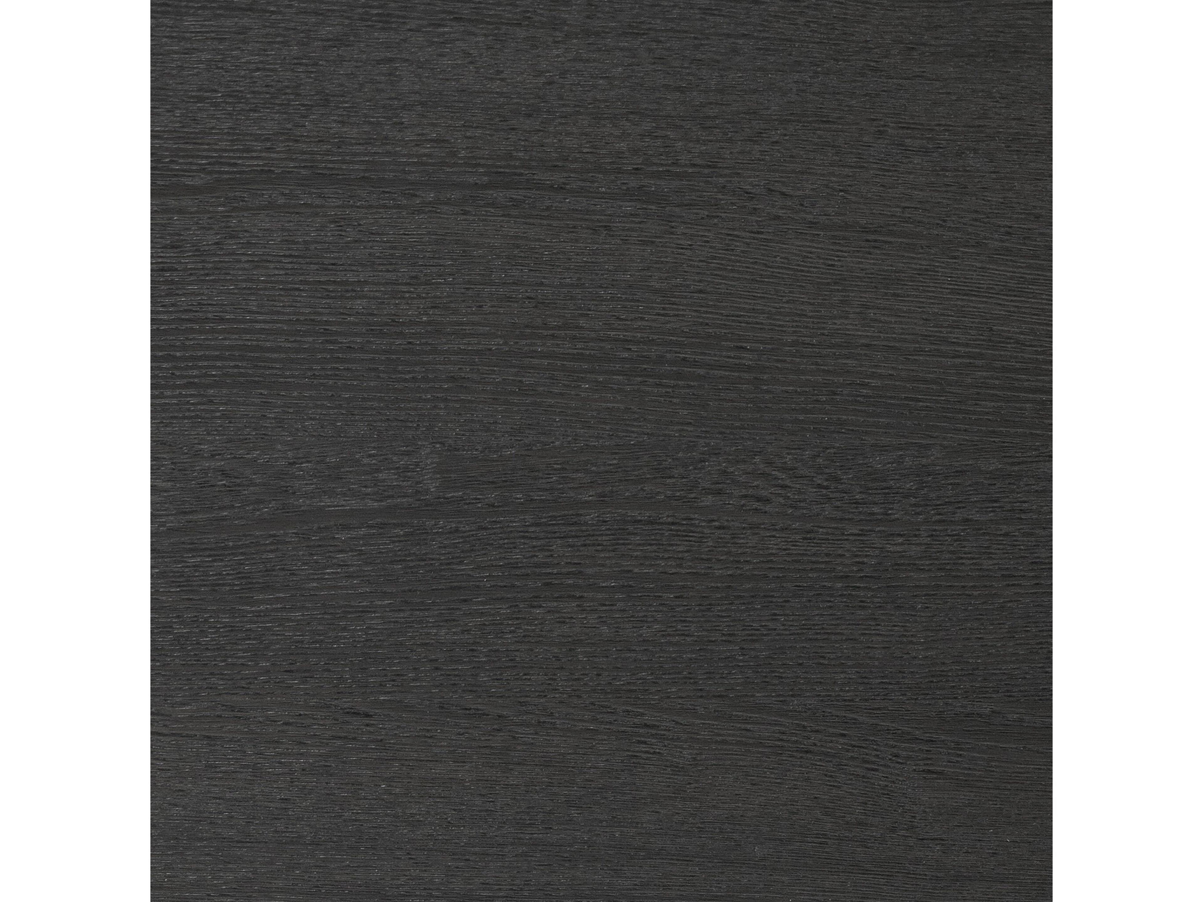 Luxecor Globetrotter Adolfo Modern Black Ash Rectangular Nightstand