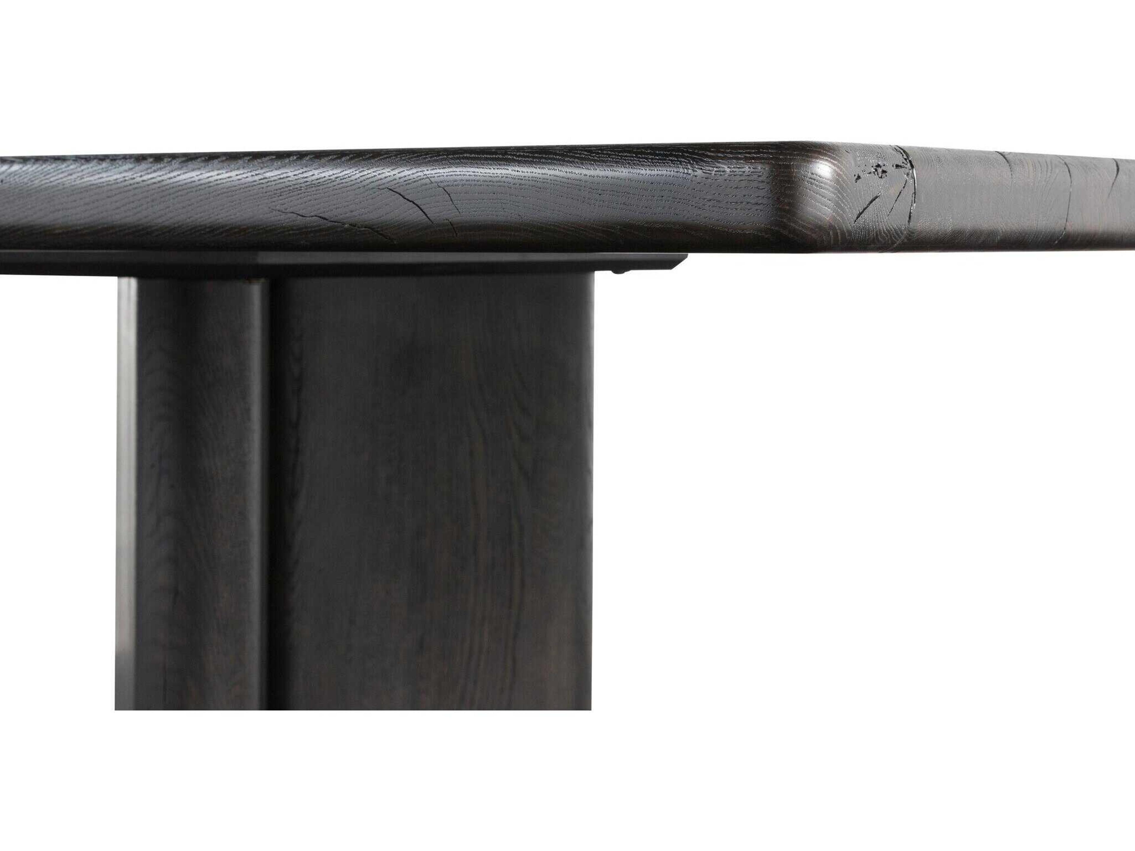 Four Hands Bina Castro Dark Espresso Reclaimed French Oak Dining Table 118"