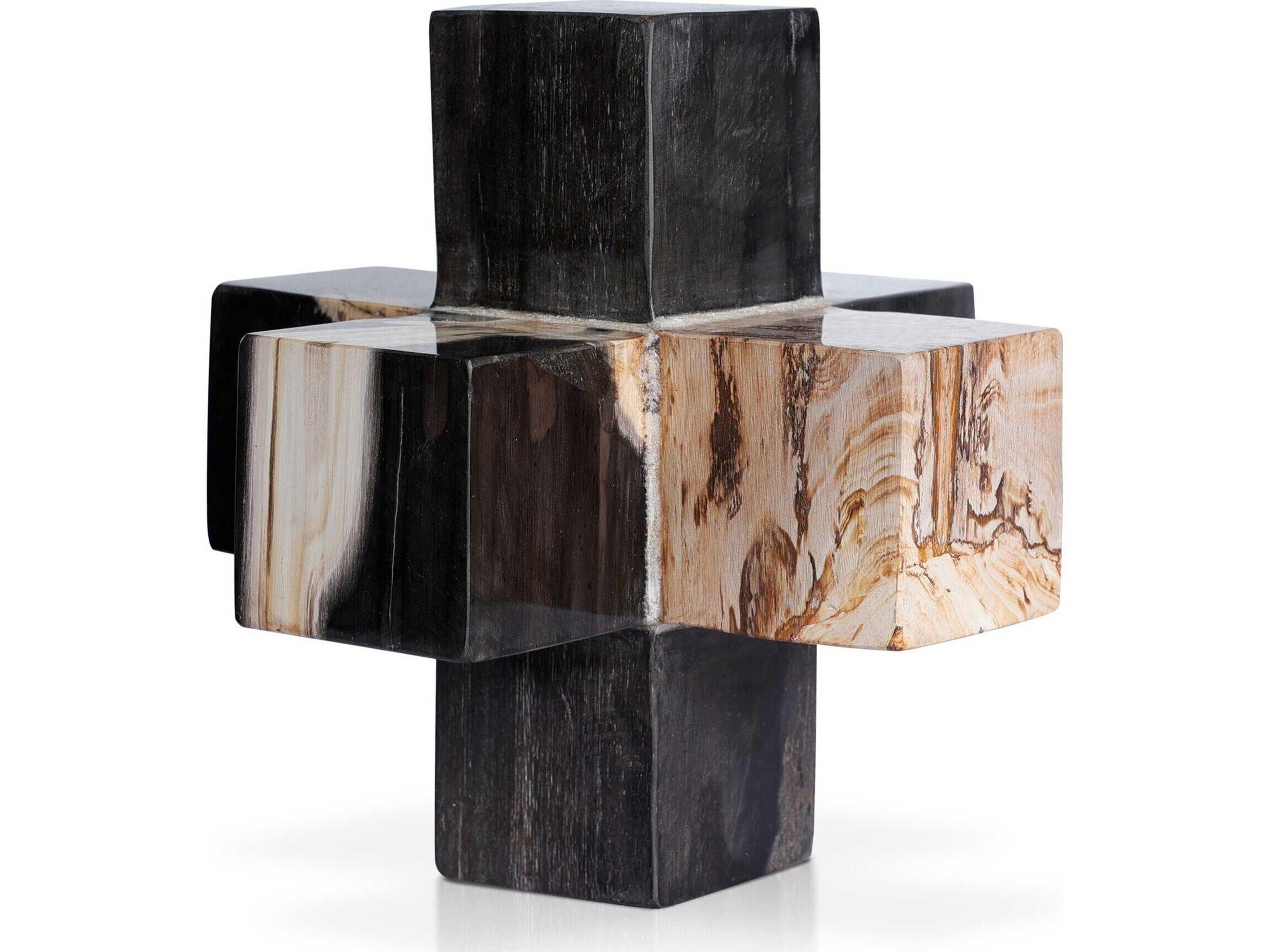 Four Hands Palu Petrified Dark Petrified Wood  Jack