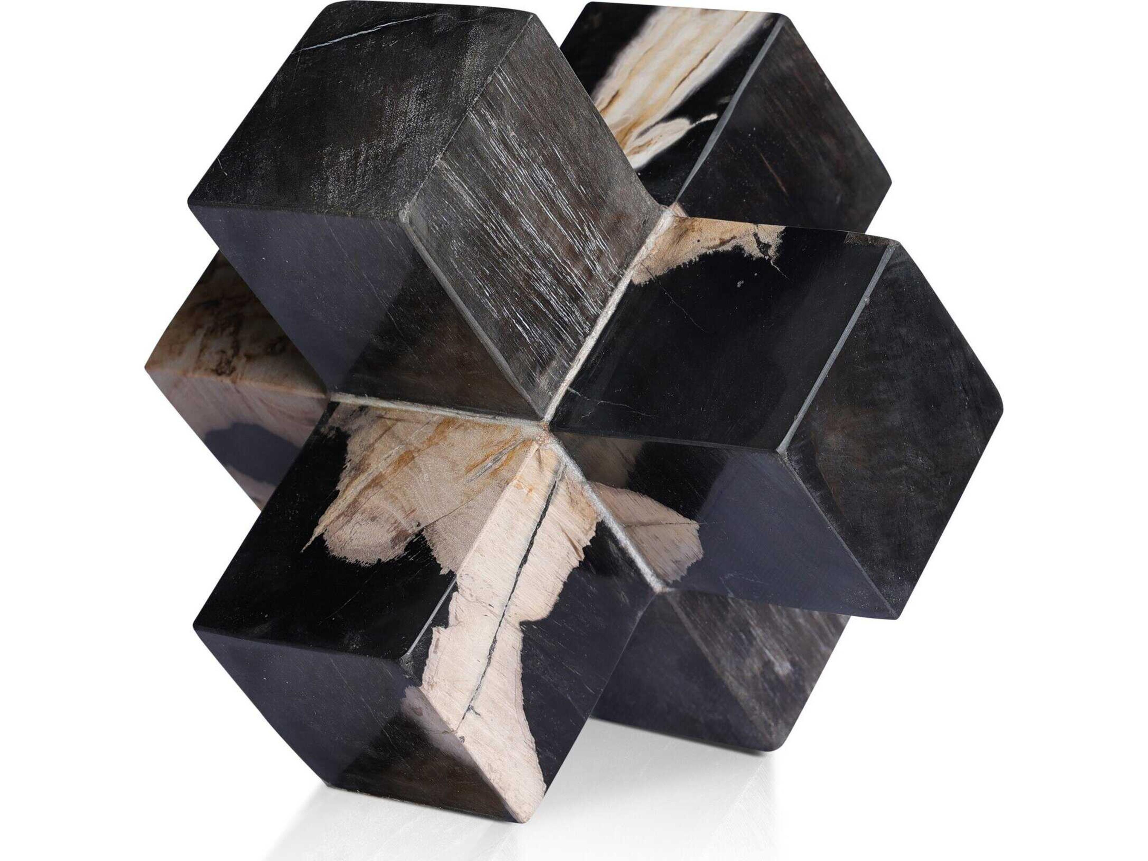 Four Hands Palu Petrified Dark Petrified Wood  Jack