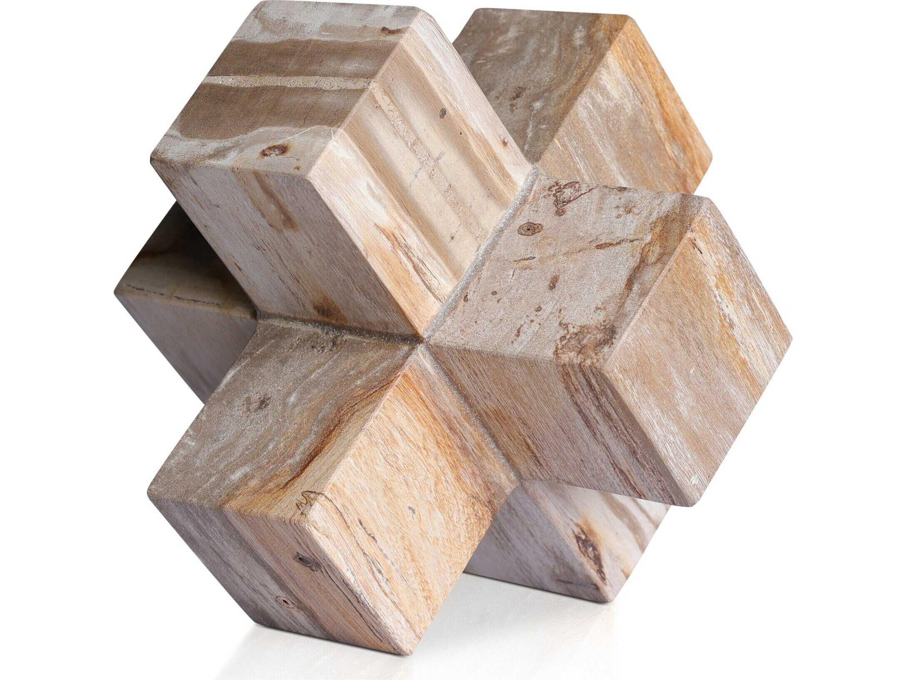 Four Hands Palu Petrified Light Petrified Wood  Jack