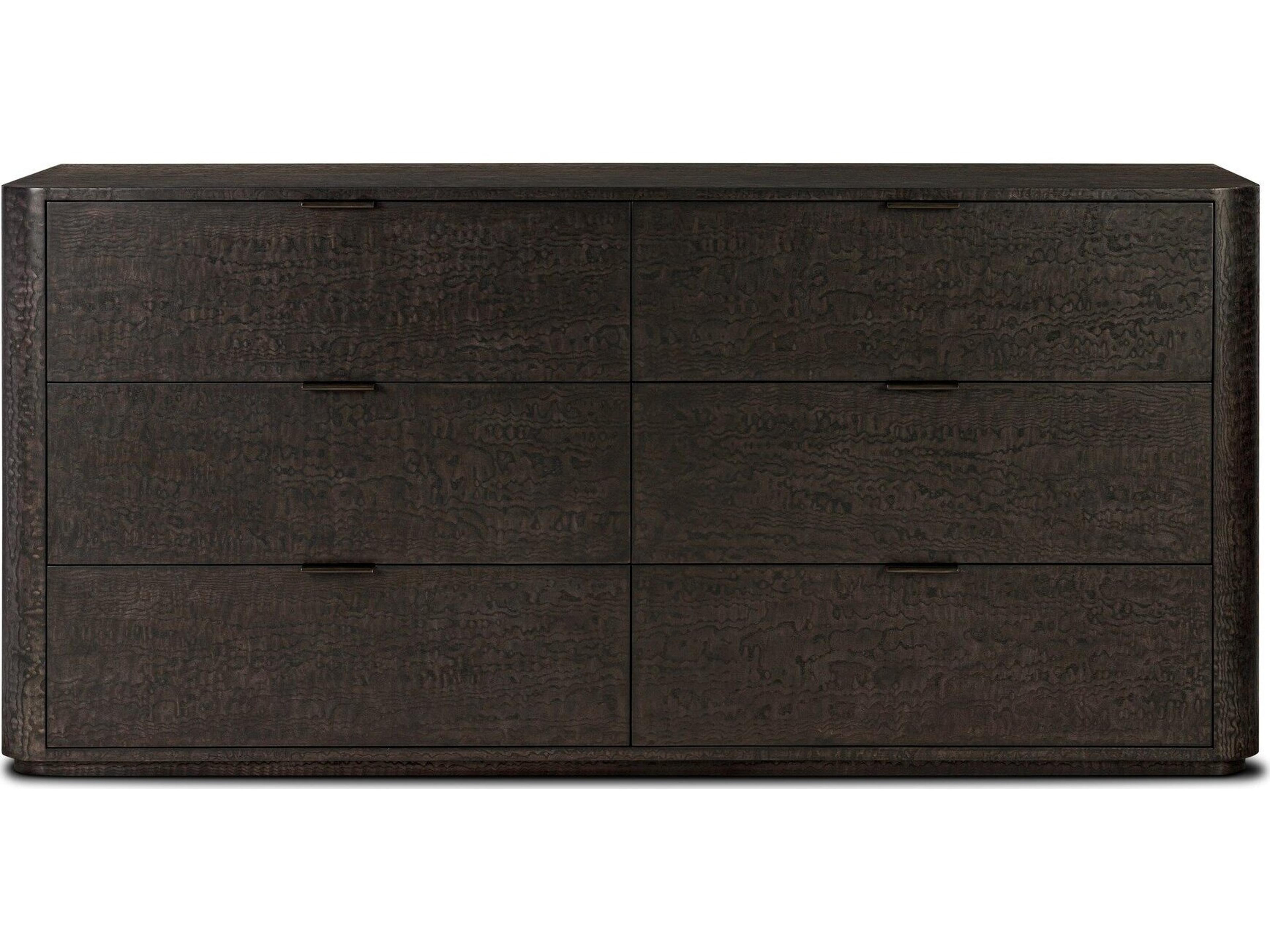 Four Hands Westley 6-Drawers Brown Double Dresser