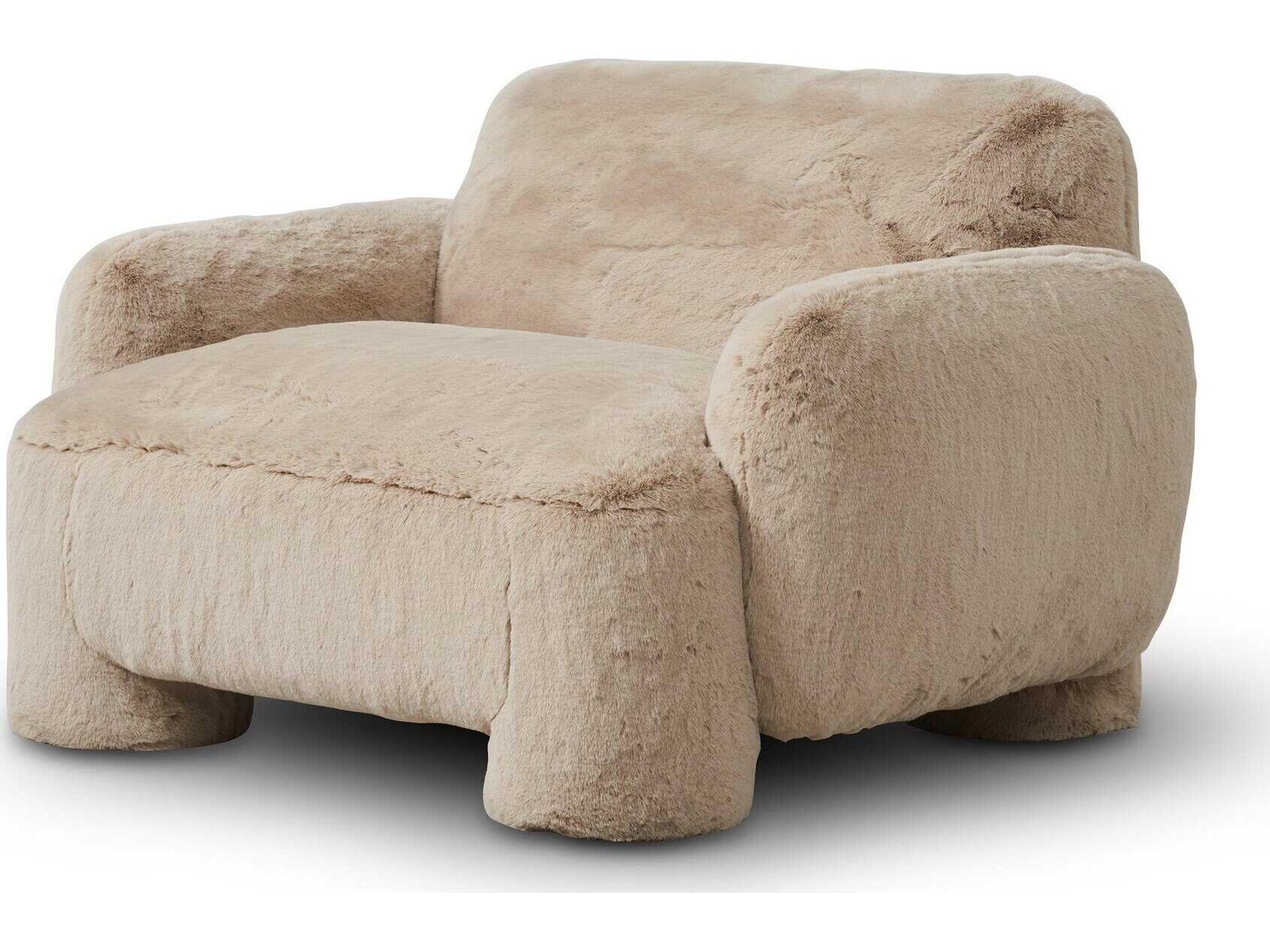 Carnegie Beige Fabric Accent Chair