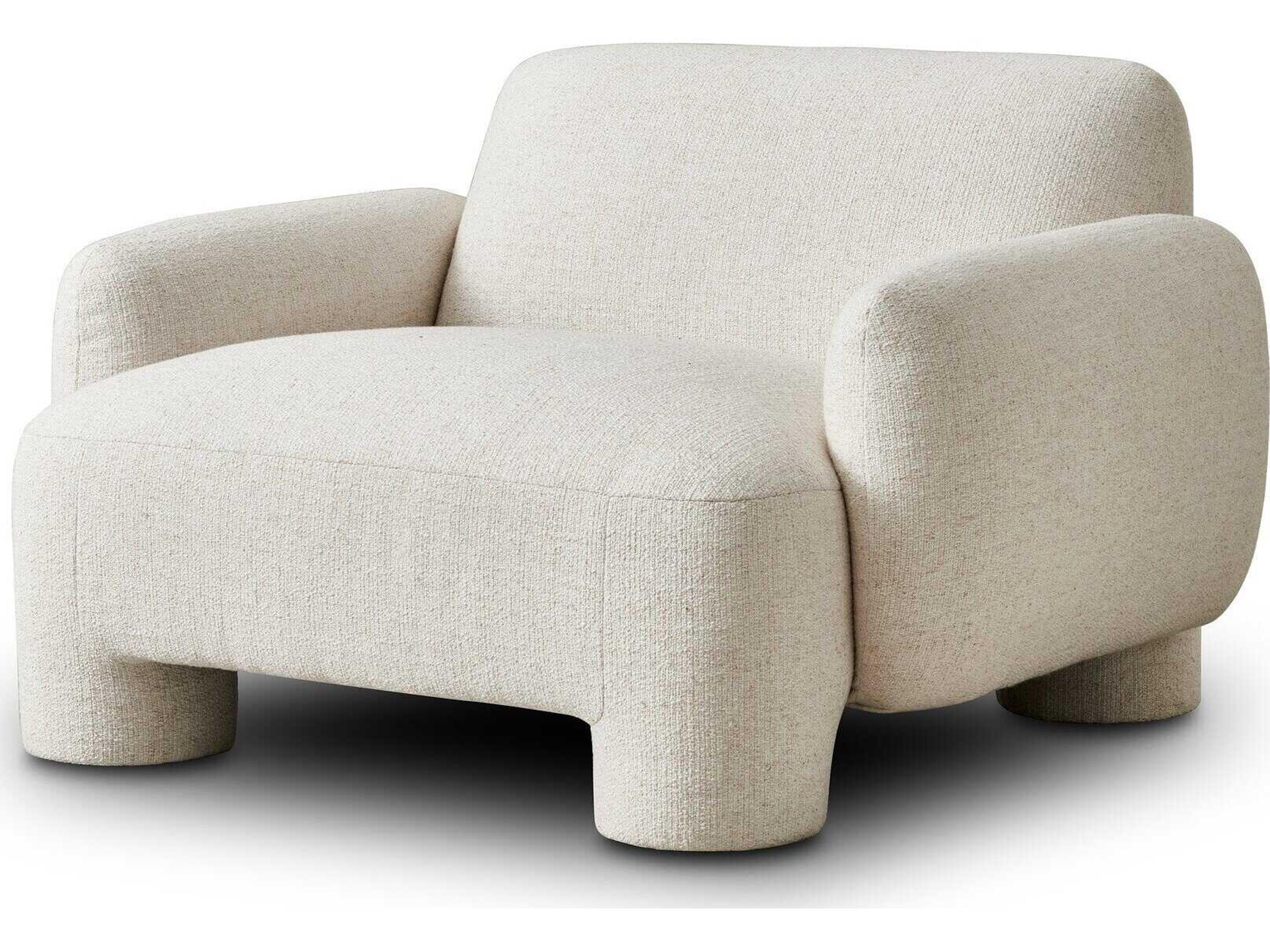 Carnegie Cream Fabric Accent Chair