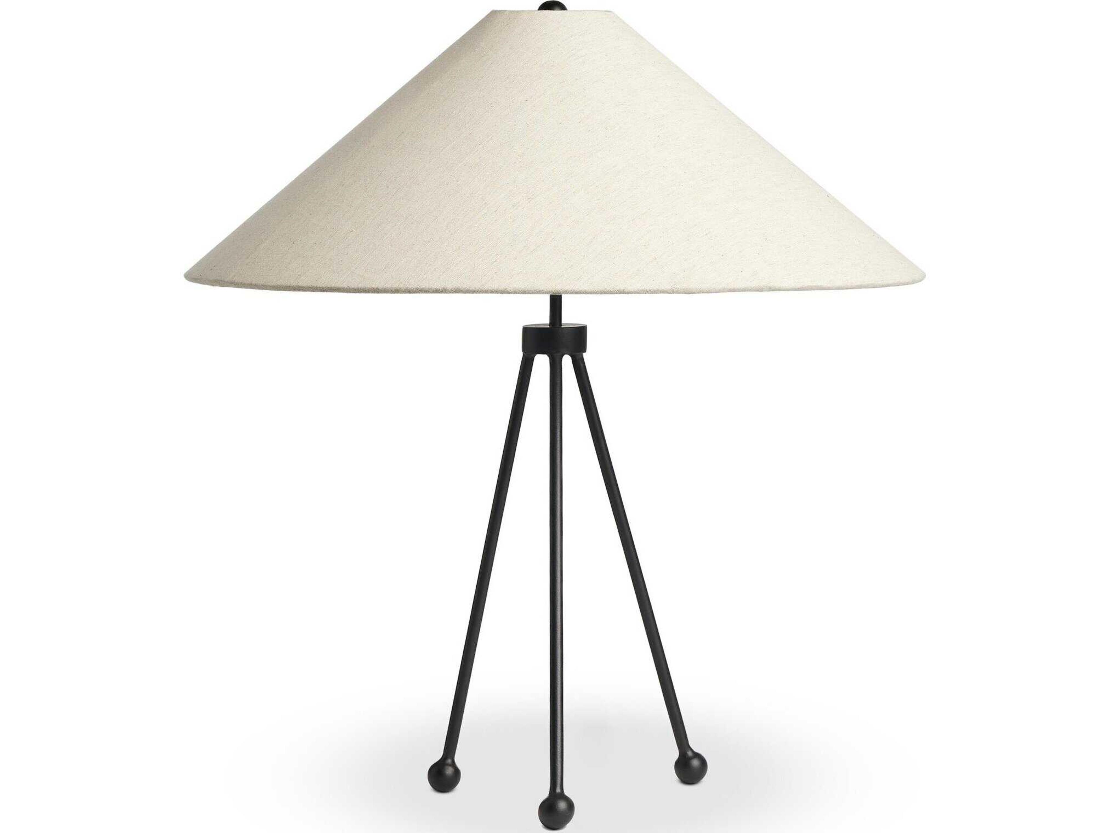 Four Hands Waldorf Table Lamp - Matte Black