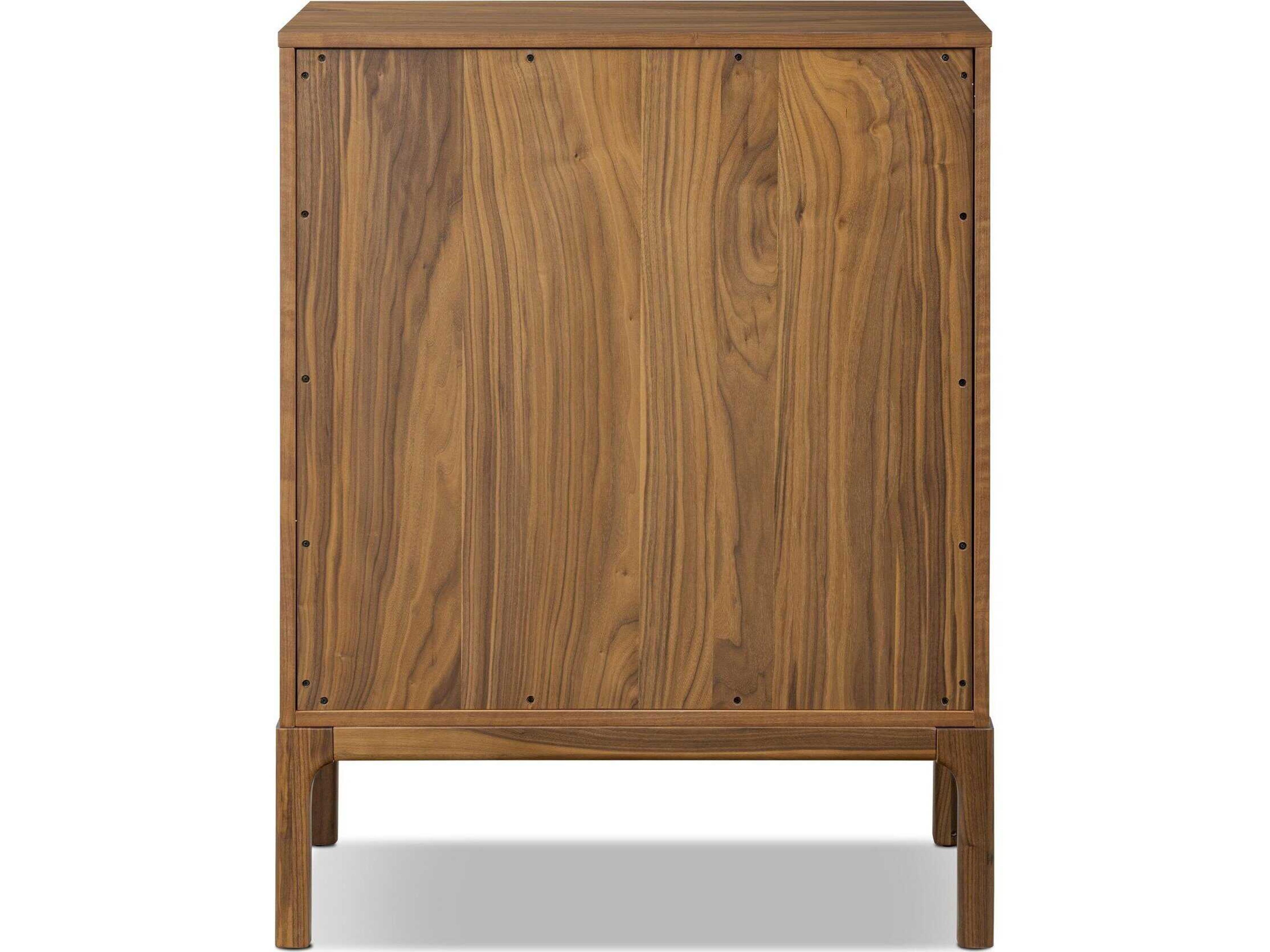 Luxecor Globetrotter Arturo Natural Walnut Veneer Wood Chest