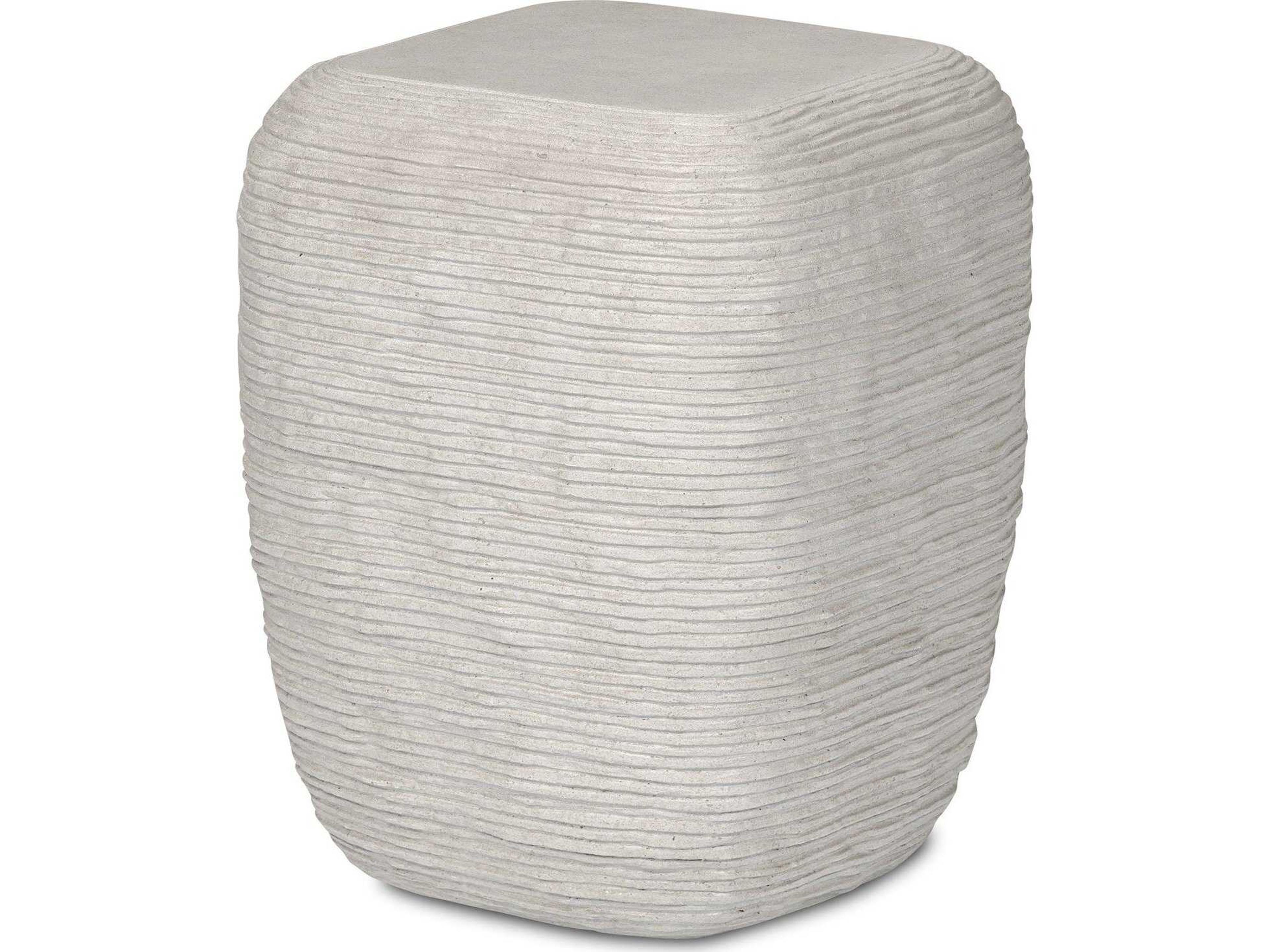 Thayer Cirri Concrete End Table Modern Organic