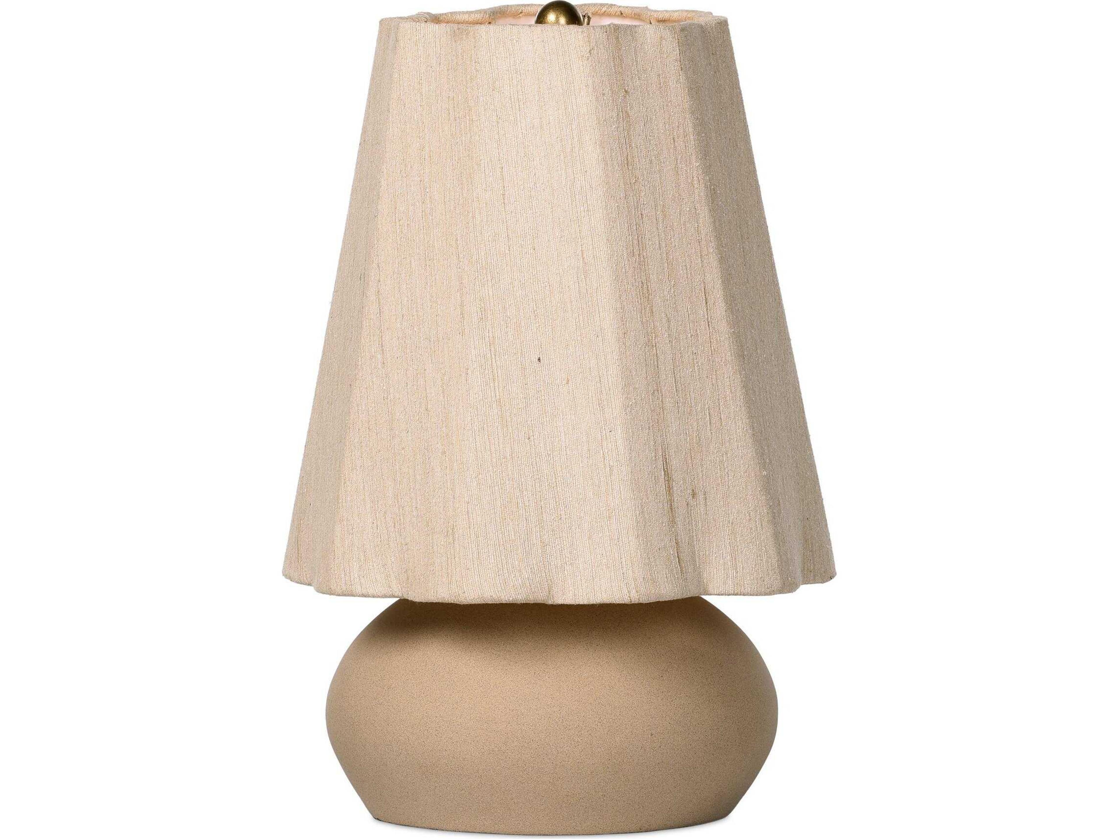 Dane Posie Table Lamp - Tan Speckled Ceramic