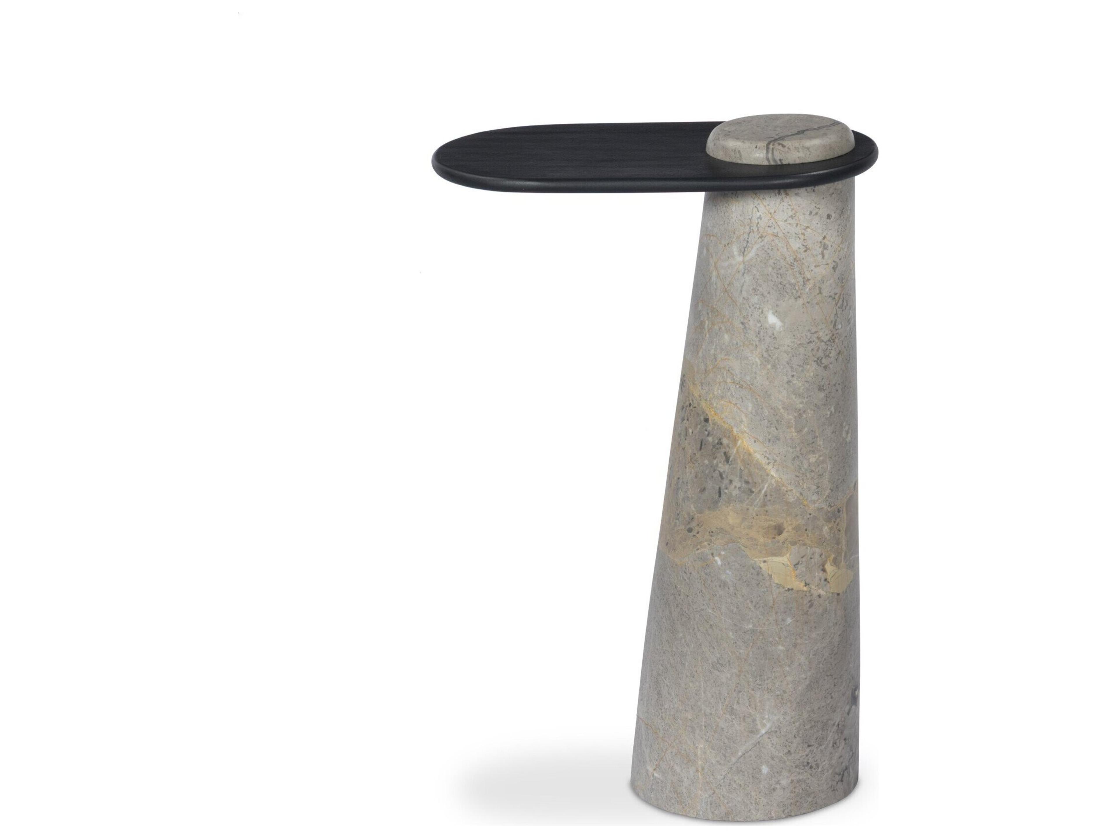 Four Hands Element Oval Metal End Table