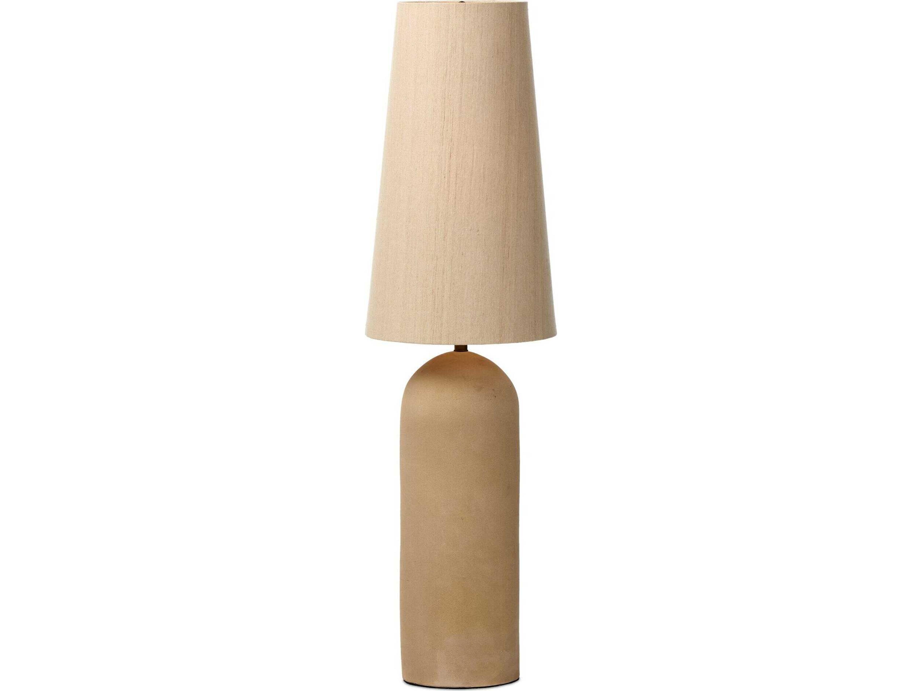 Dane Posie Floor Lamp - Tan Speckled Ceramic