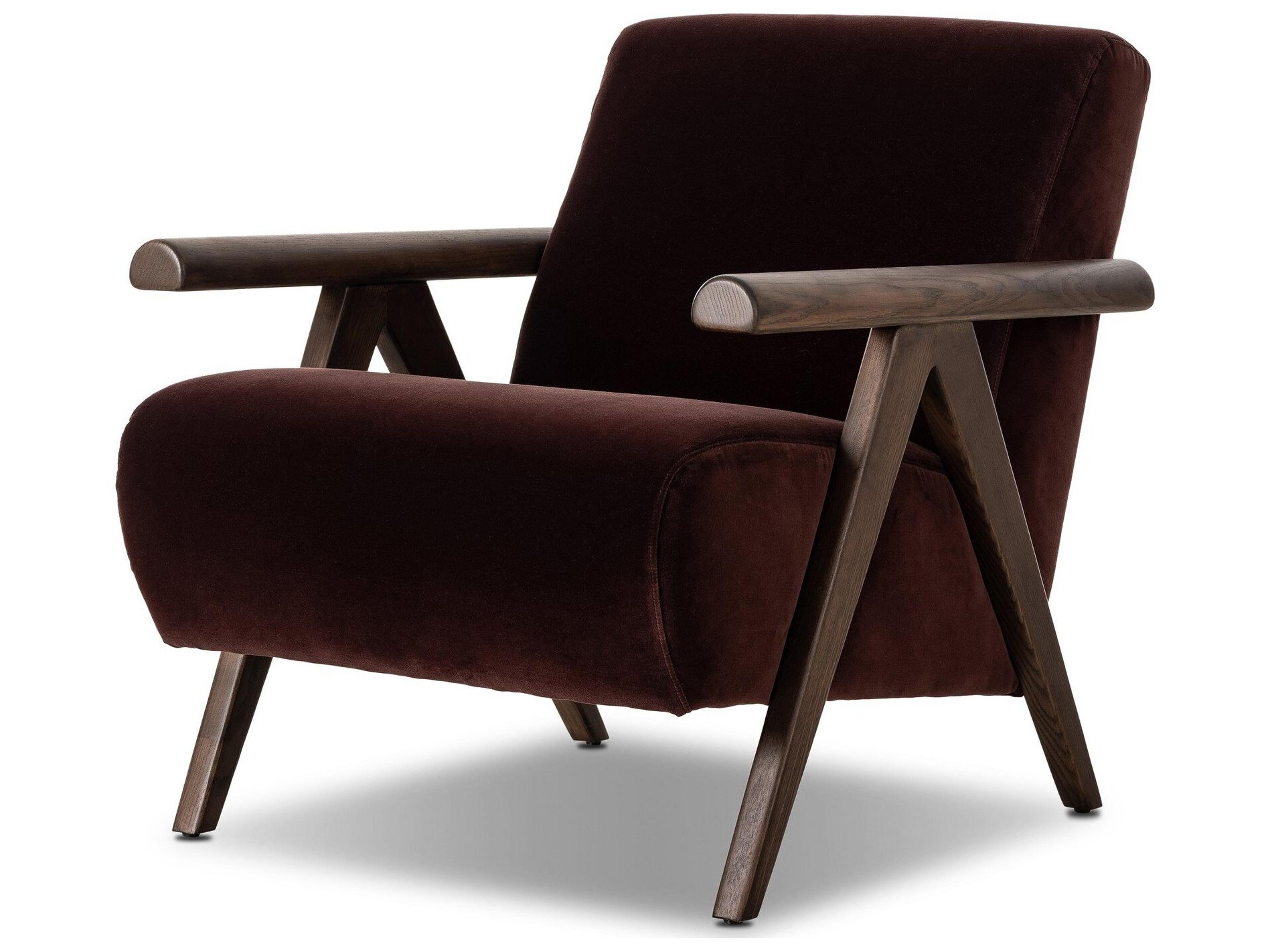 Grayson Burgundy Accent Chair