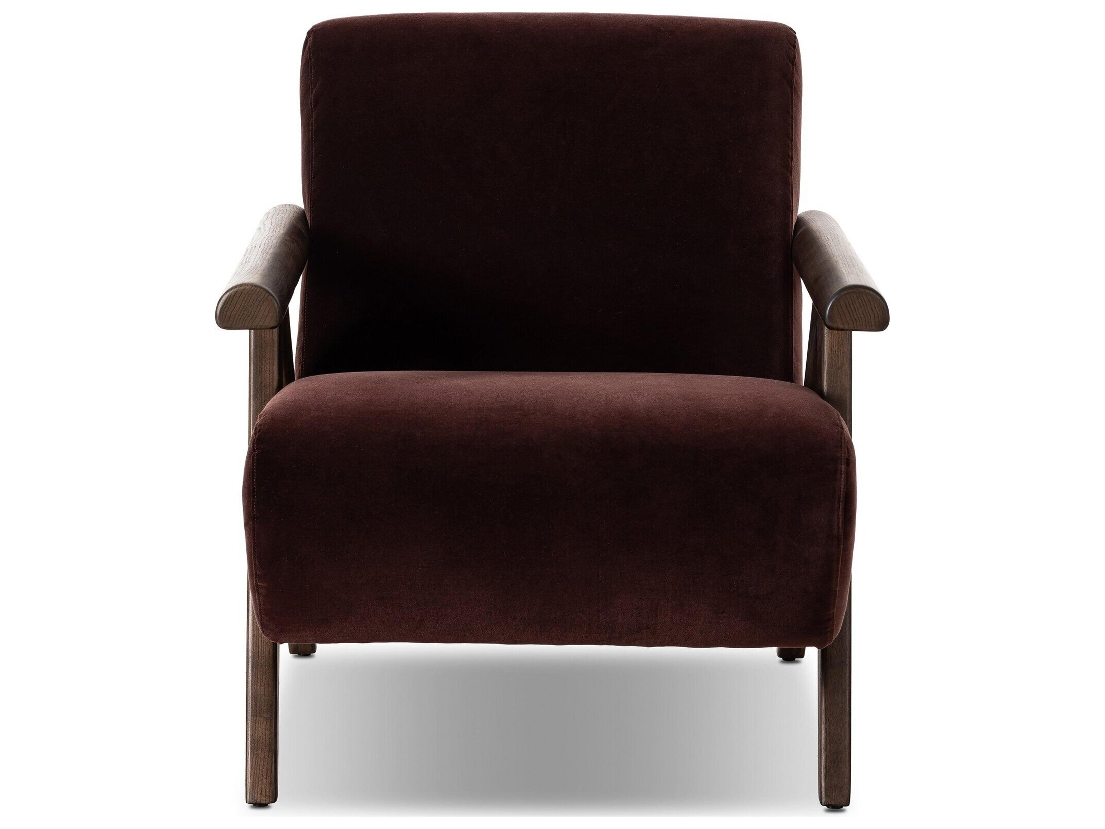 Four Hands Grayson Burgundy Accent Chair