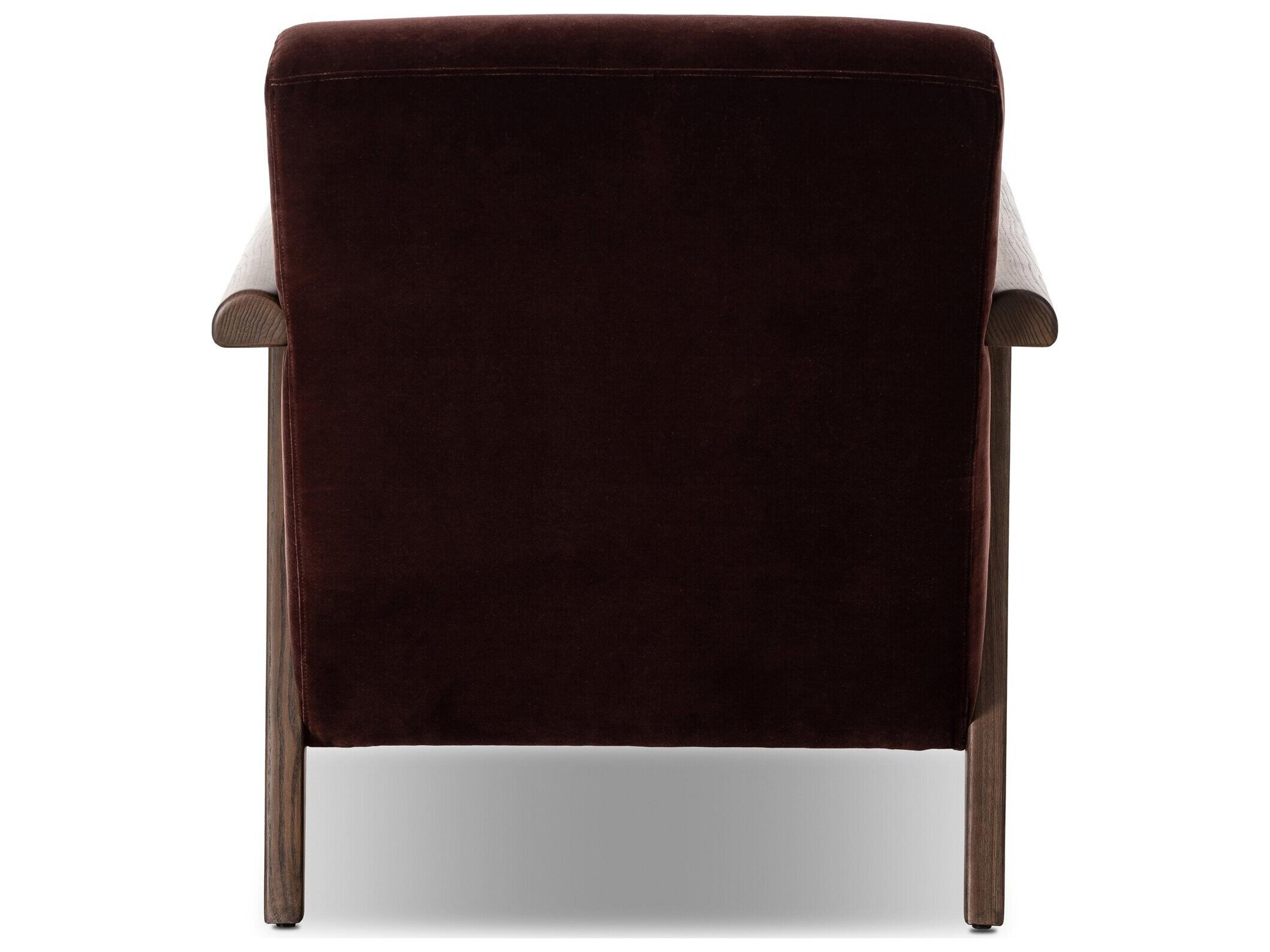 Four Hands Grayson Burgundy Accent Chair