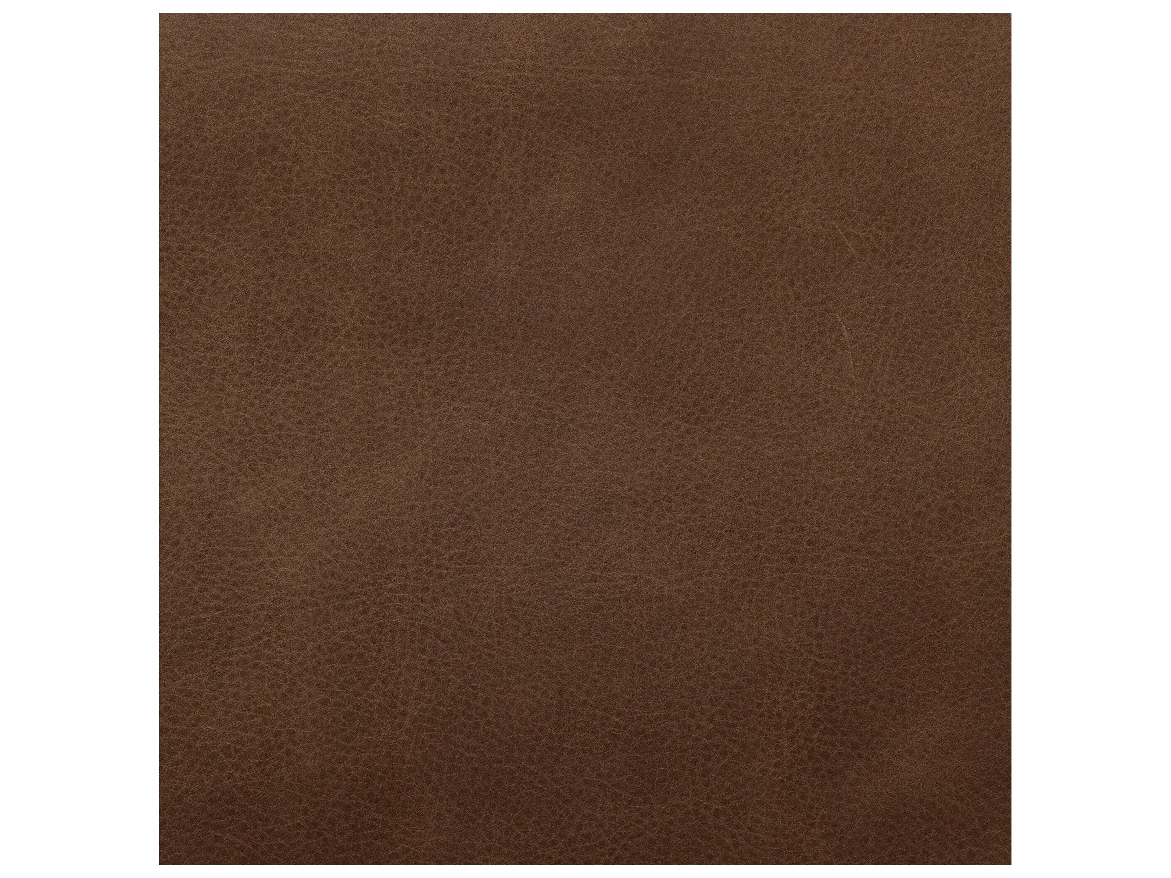 Four Hands Berman Parrawood Palermo Cigar Leather Armless Dining Chair