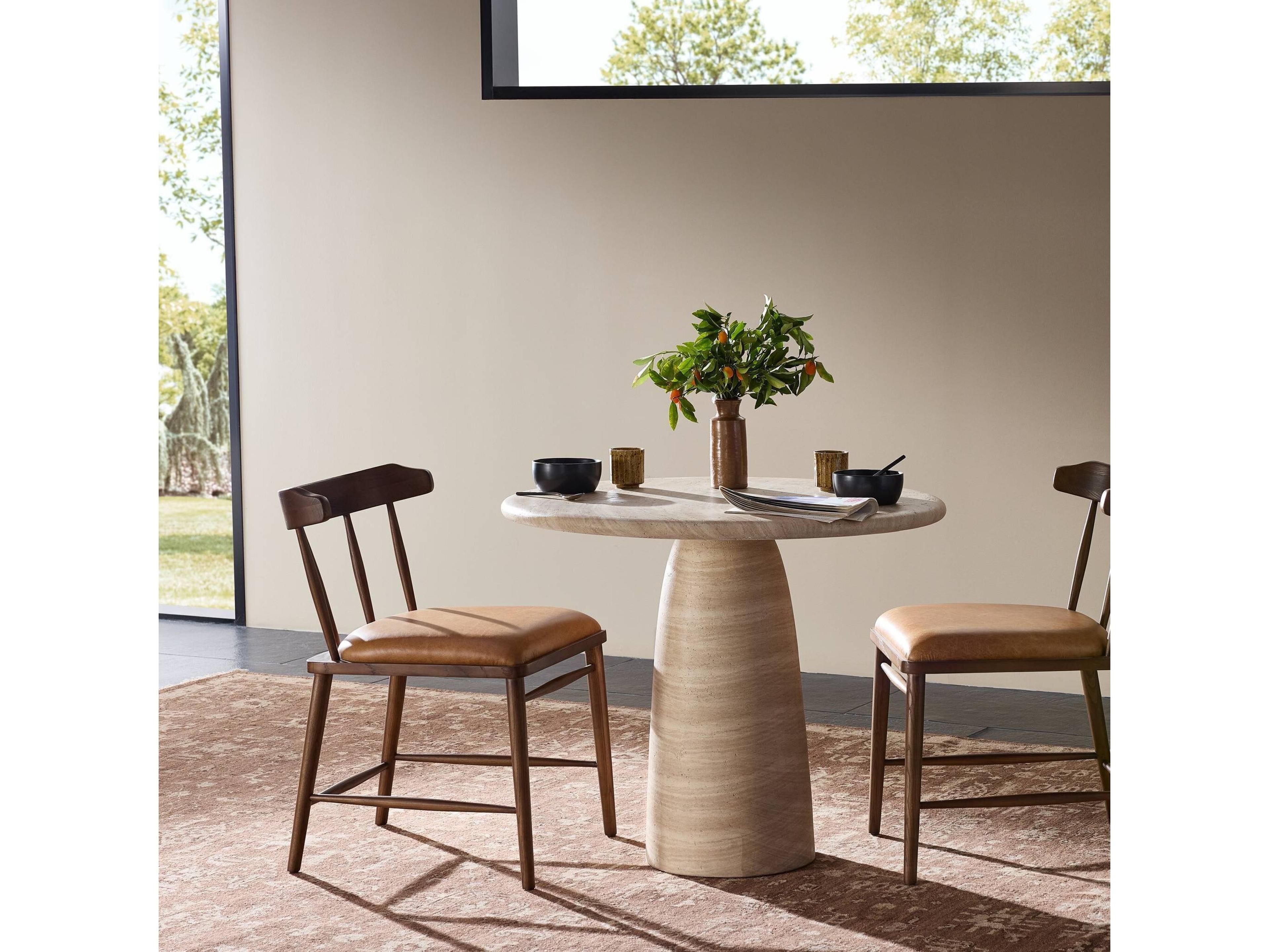 Four Hands Chandler Janice Bistro Table-36" - Sand Striae