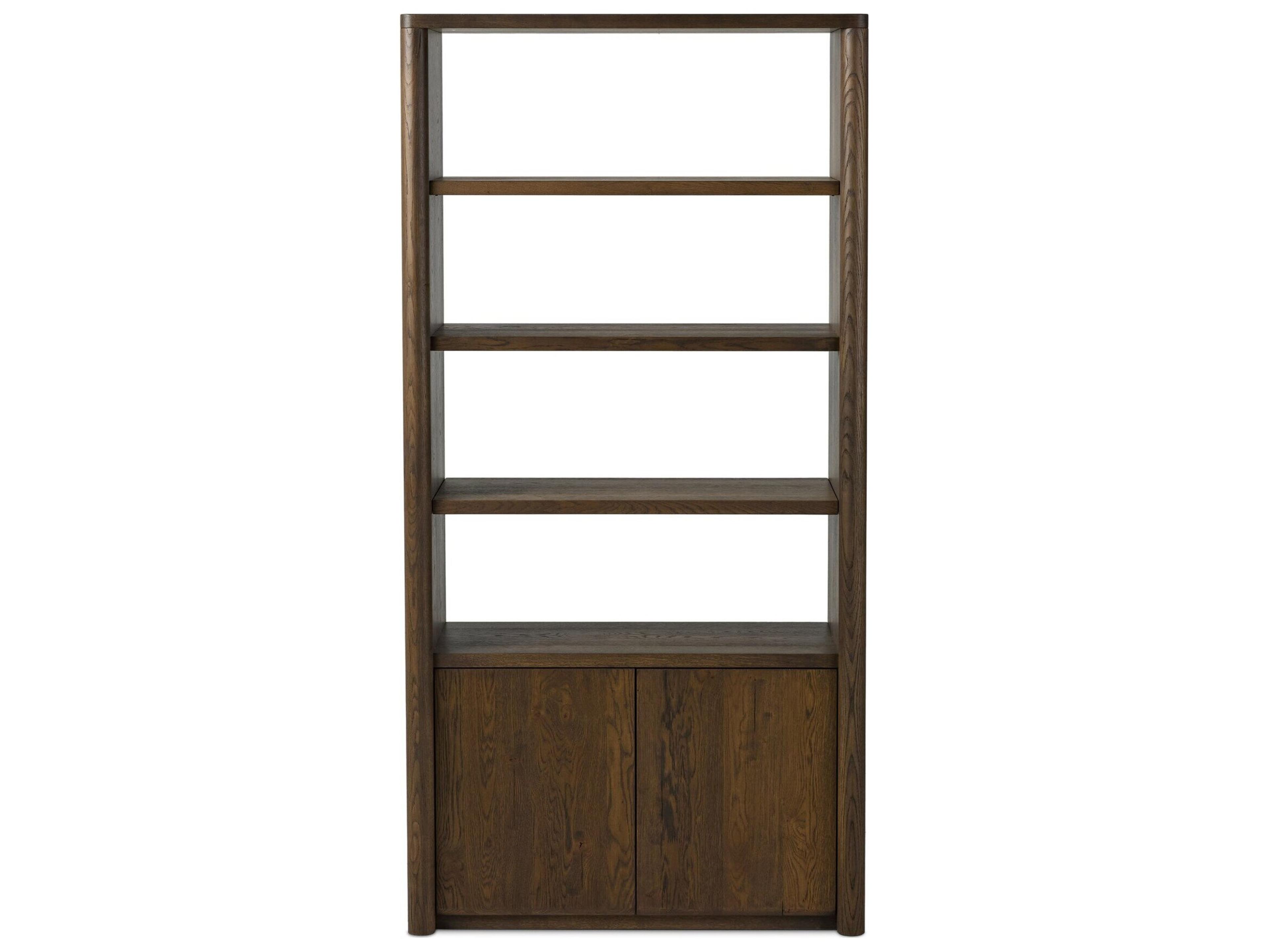Four Hands Bristol Tobacco Oak Bookcase