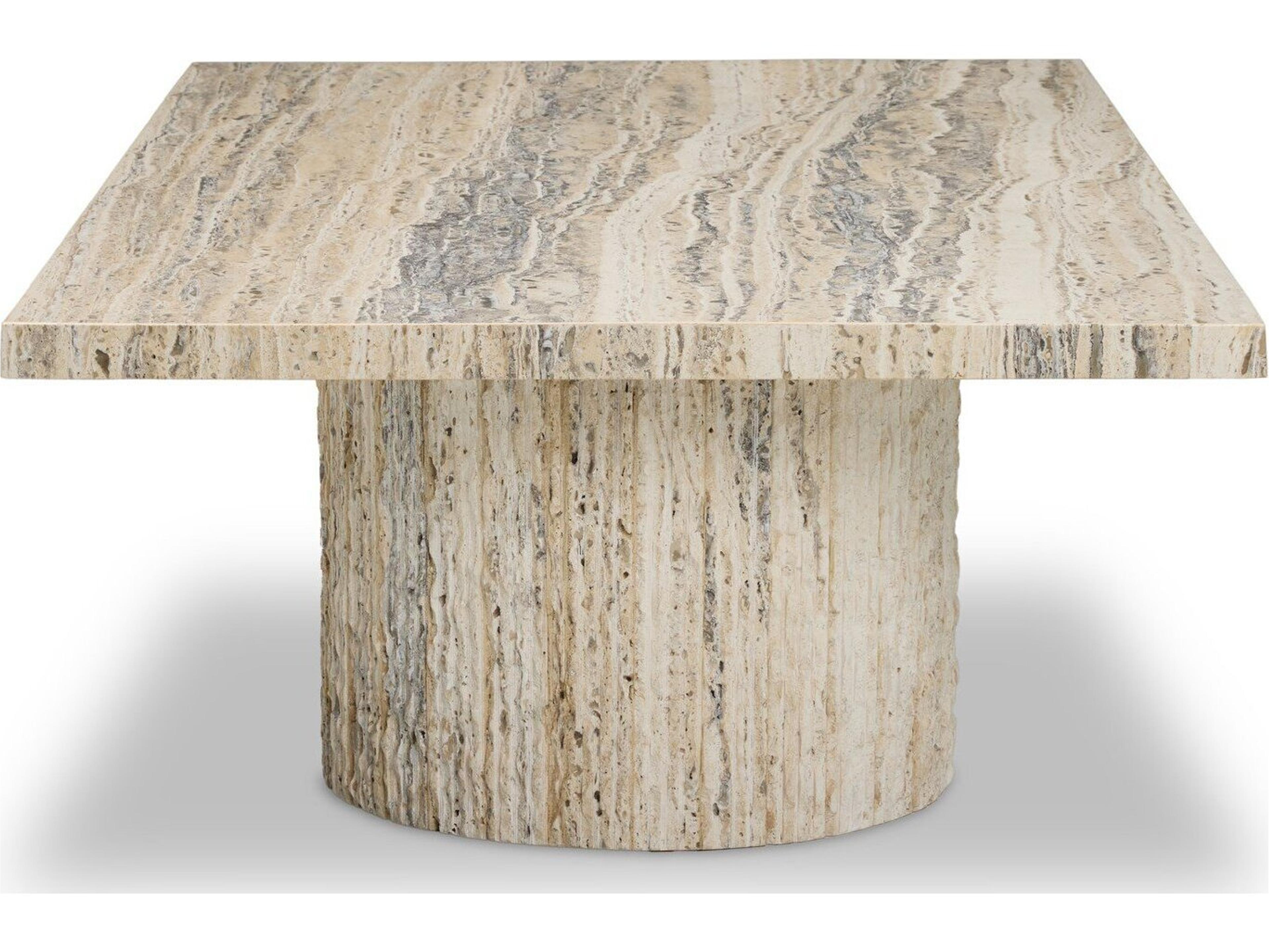 Four Hands Harmon Rectangular Stone Coffee Table